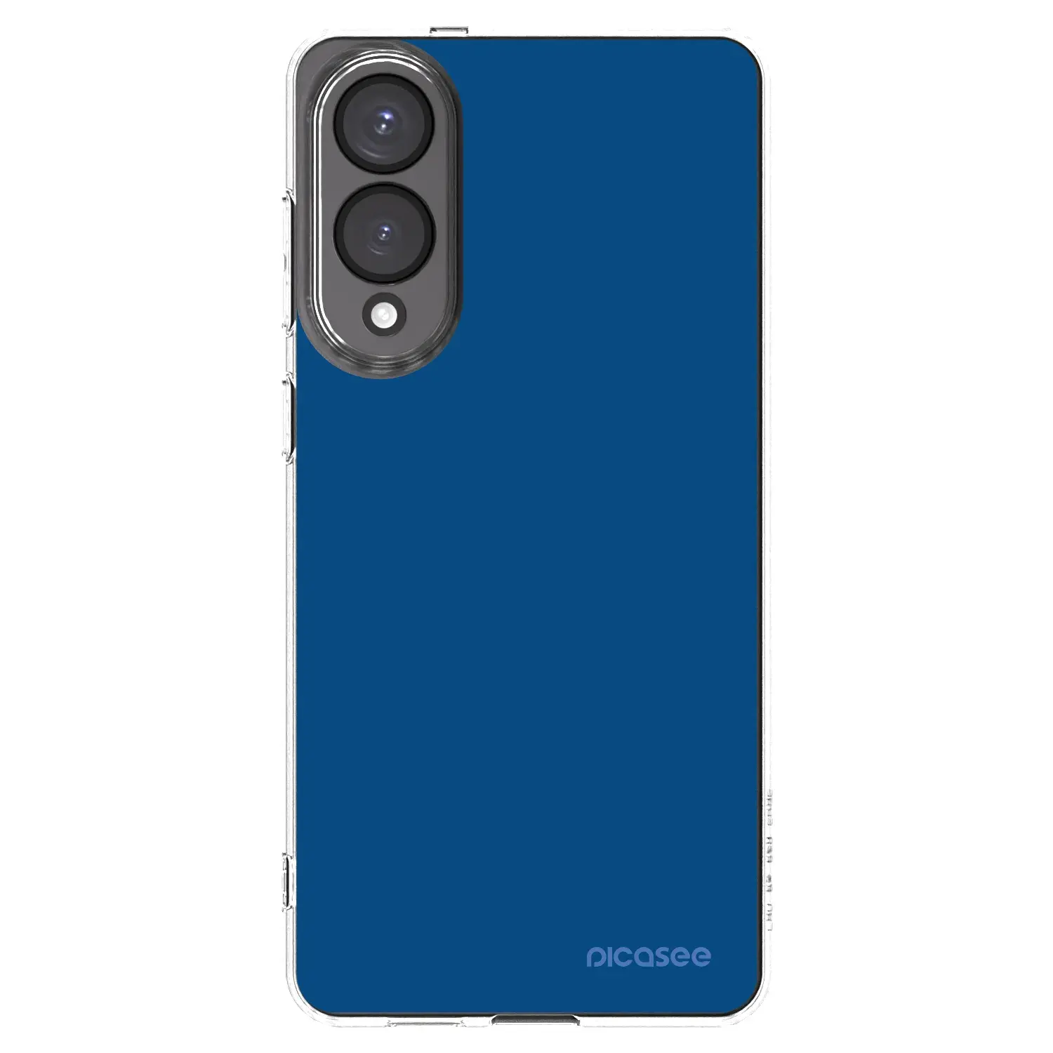 Silikonový průhledný obal pro Samsung Galaxy S25 Edge 5G - Navy Blue