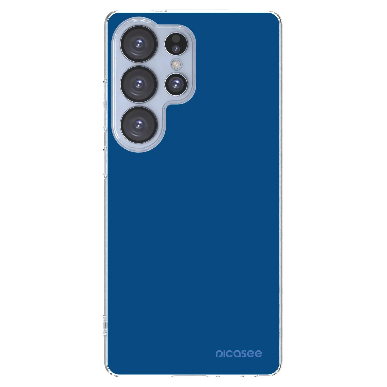 Silikonový průhledný obal pro Samsung Galaxy S25 Ultra 5G - Navy Blue
