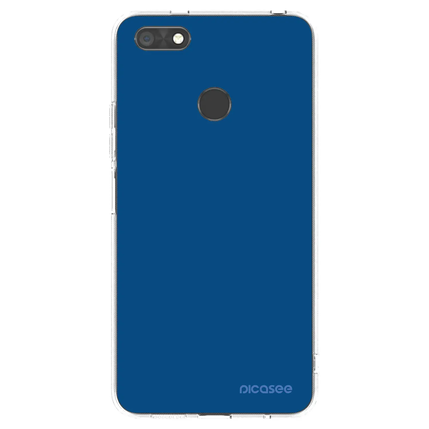 Silikonový průhledný obal pro Huawei P9 Lite Mini - Navy Blue