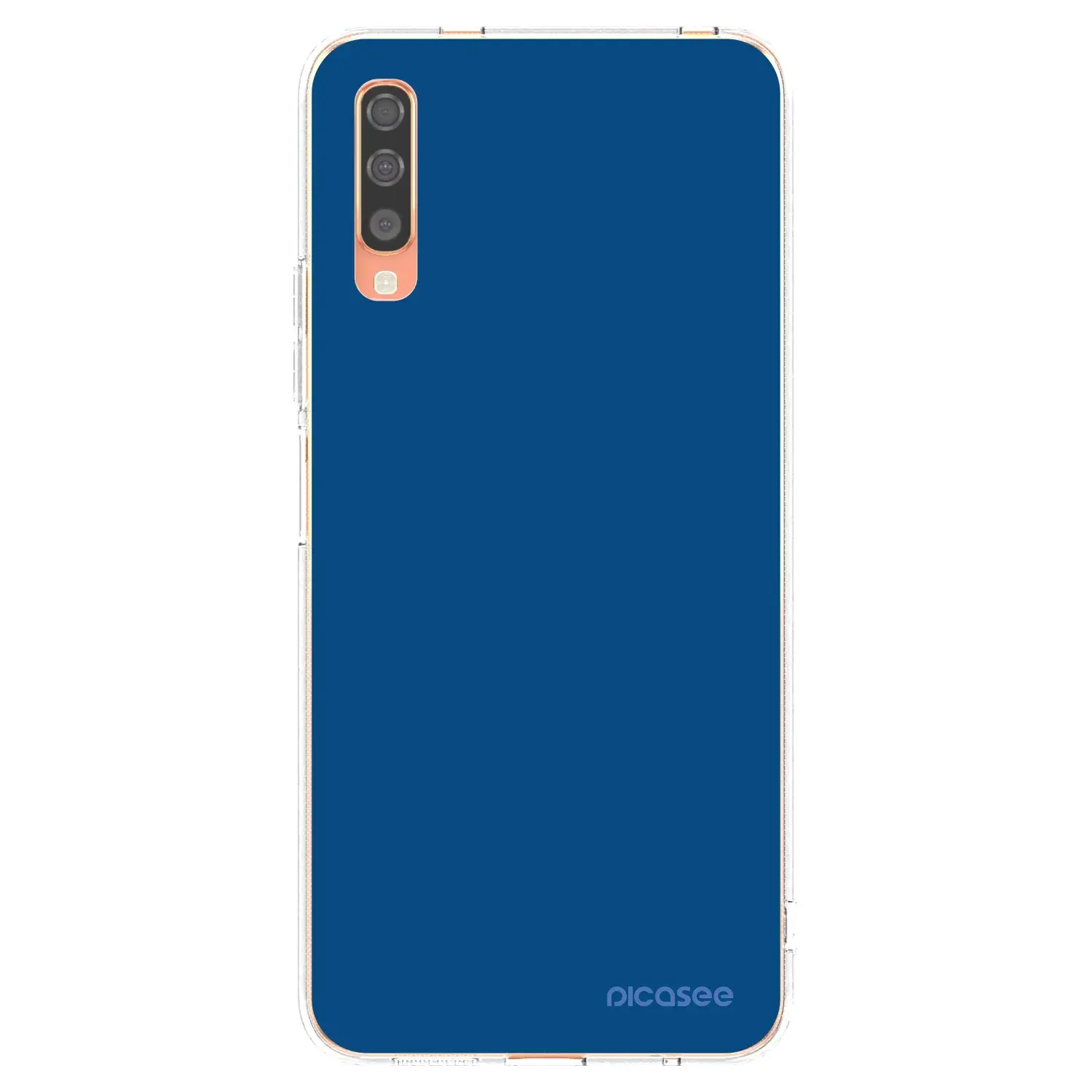 Silikonový průhledný obal pro Samsung Galaxy A70 A705F - Navy Blue
