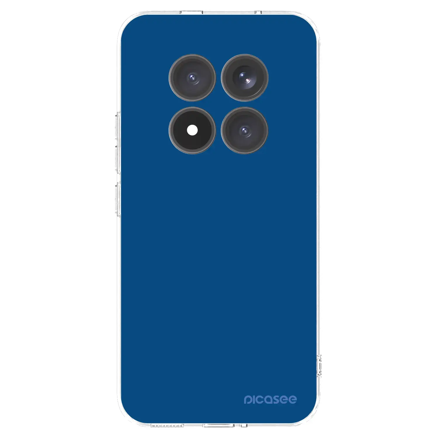 Silikonový průhledný obal pro Xiaomi Redmi Note 15 Pro+ - Navy Blue