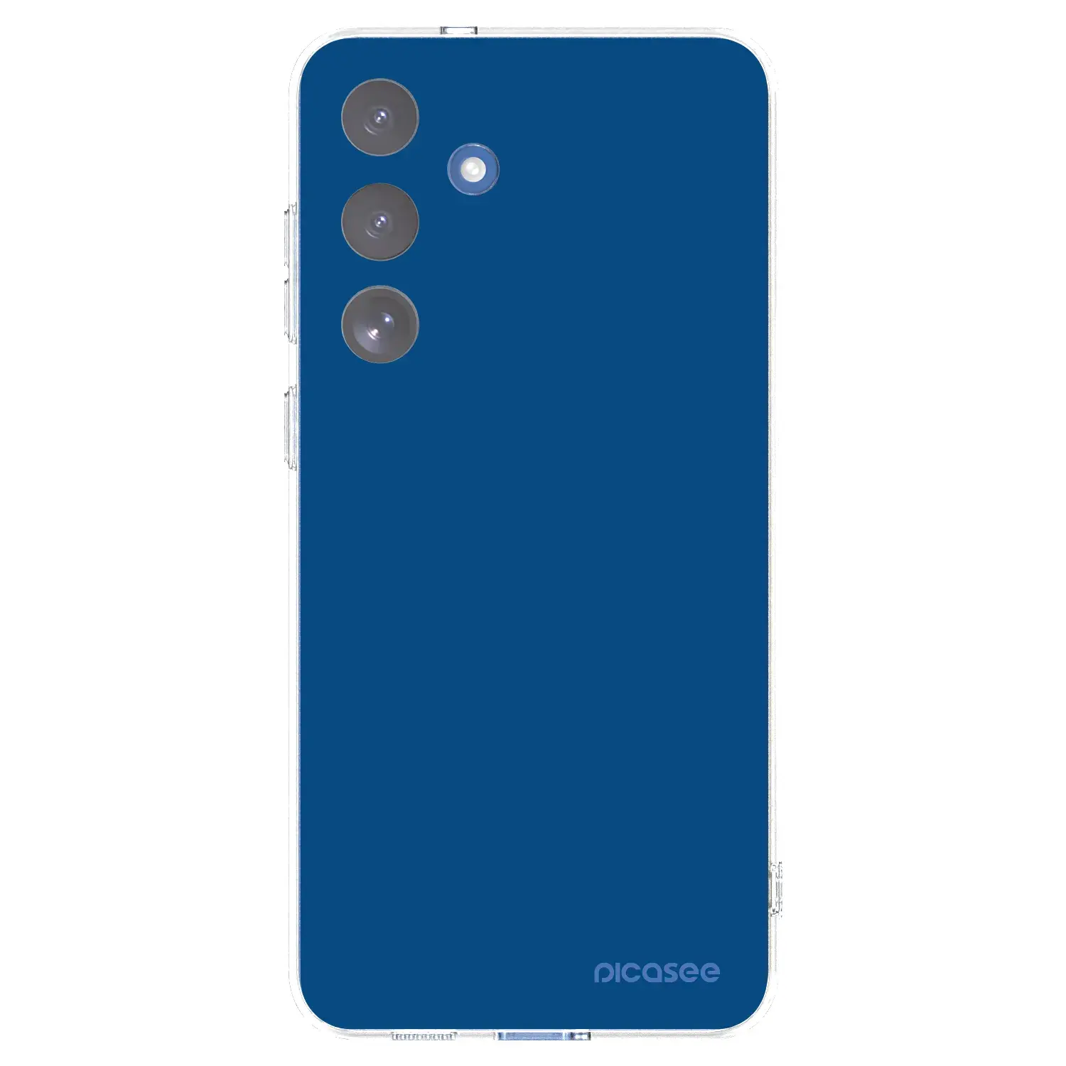 Silikonový průhledný obal pro Samsung Galaxy S25 FE 5G - Navy Blue