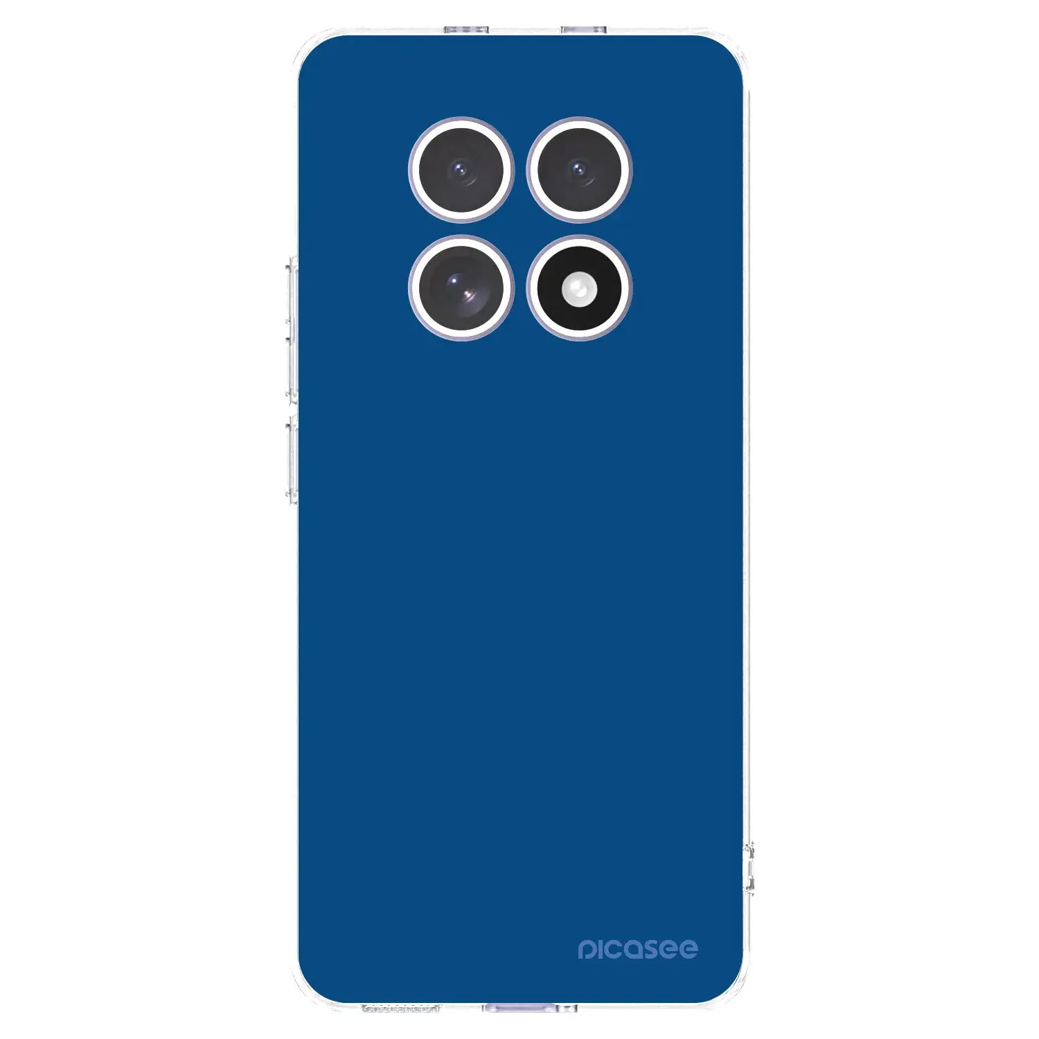 Silikonový průhledný obal pro Xiaomi Redmi Note 15 4G - Navy Blue