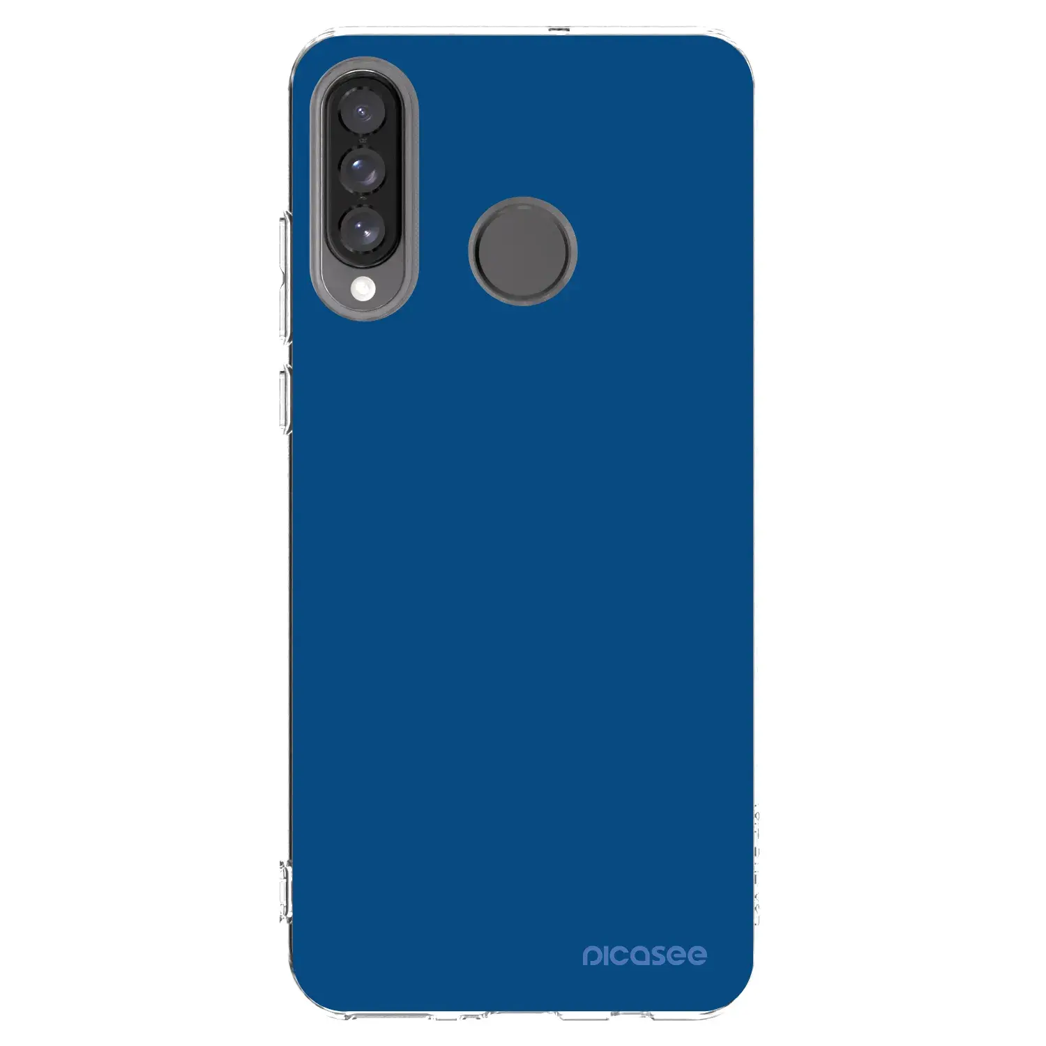Silikonový průhledný obal pro Huawei P30 Lite - Navy Blue