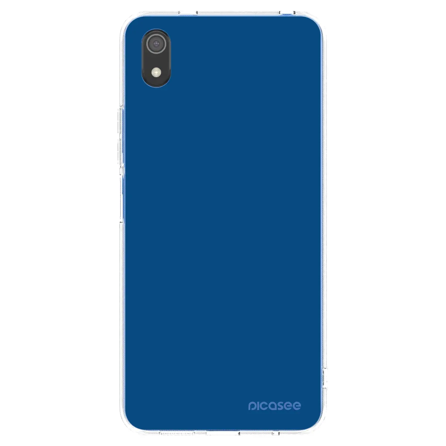 Silikonový průhledný obal pro Xiaomi Redmi 7A - Navy Blue