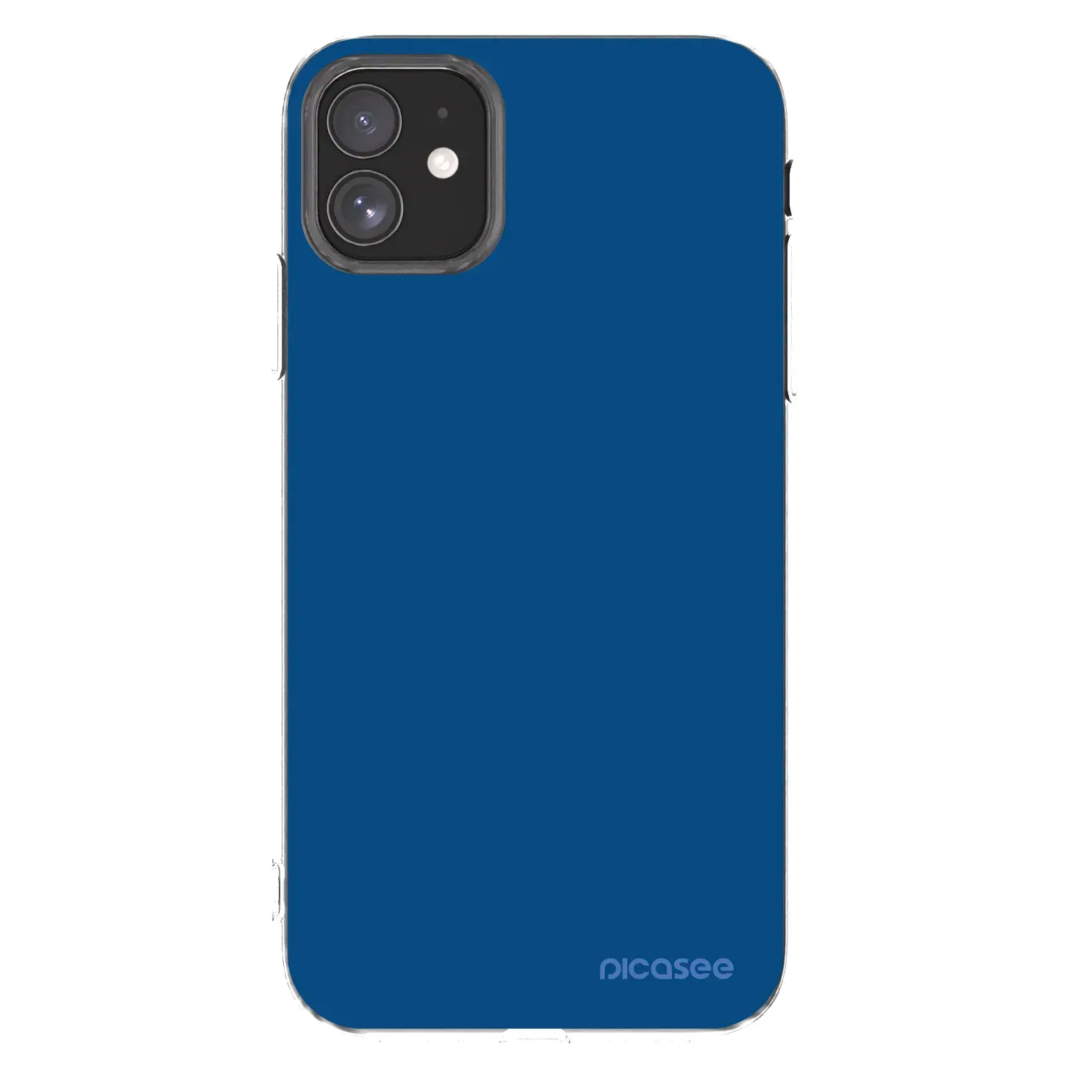 Silikonový průhledný obal pro Apple iPhone 11 - Navy Blue