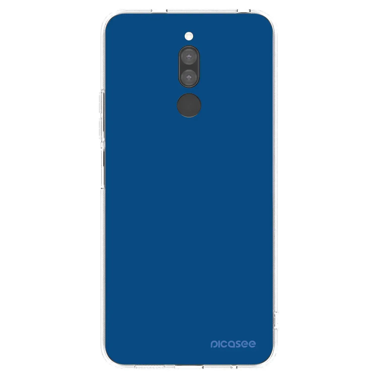 Silikonový průhledný obal pro Xiaomi Redmi 8 - Navy Blue