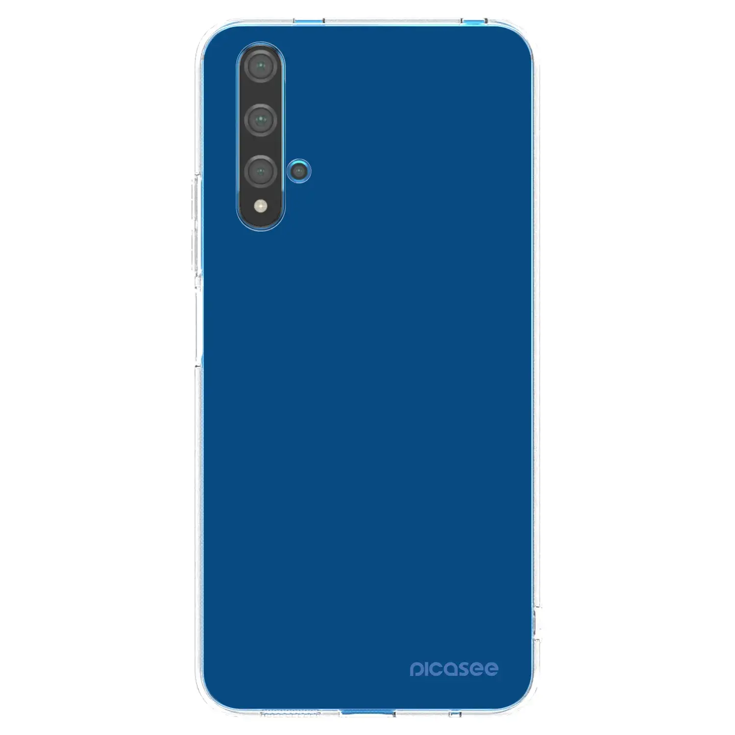 Silikonový průhledný obal pro Huawei Nova 5T - Navy Blue