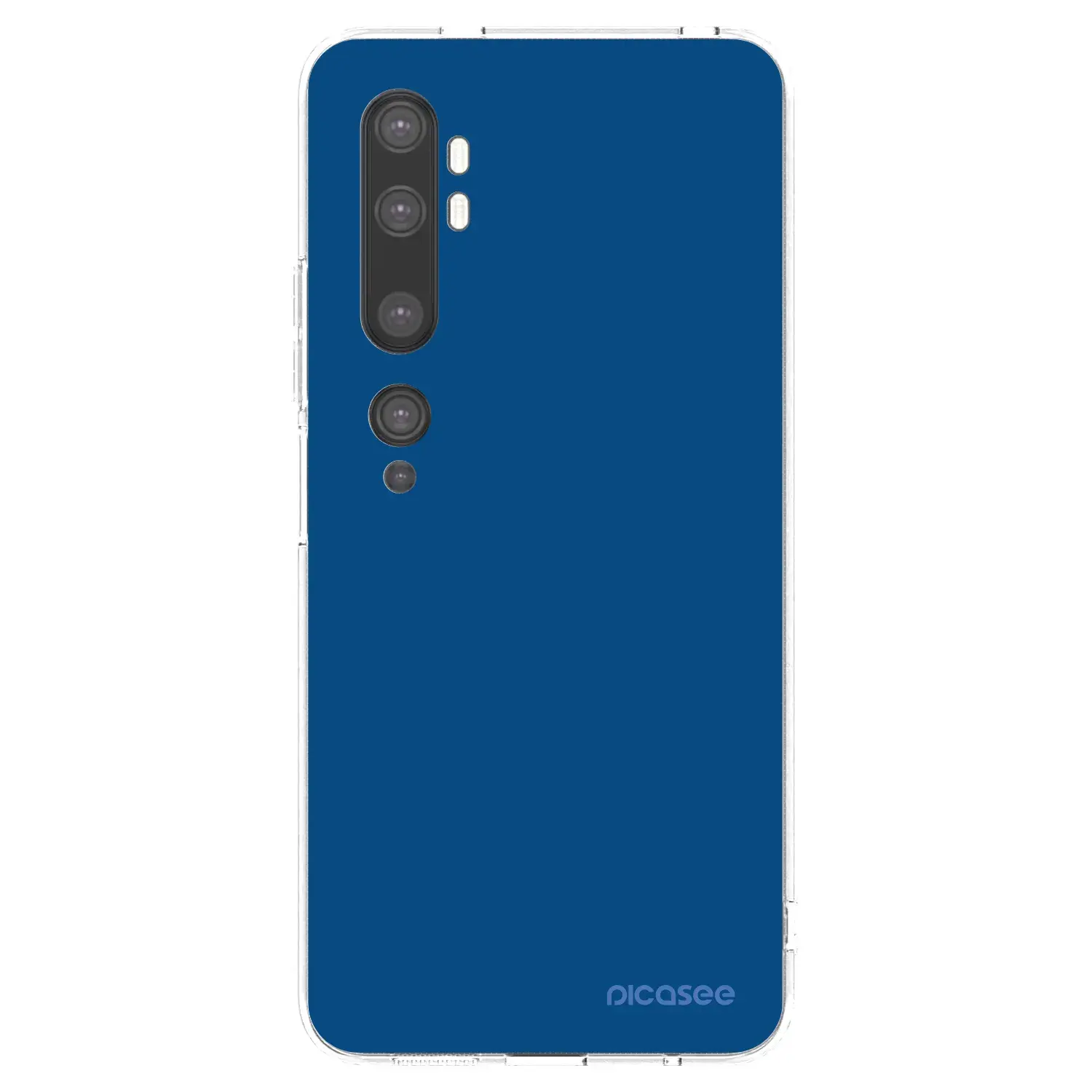 Silikonový průhledný obal pro Xiaomi Mi Note 10 (Pro) - Navy Blue