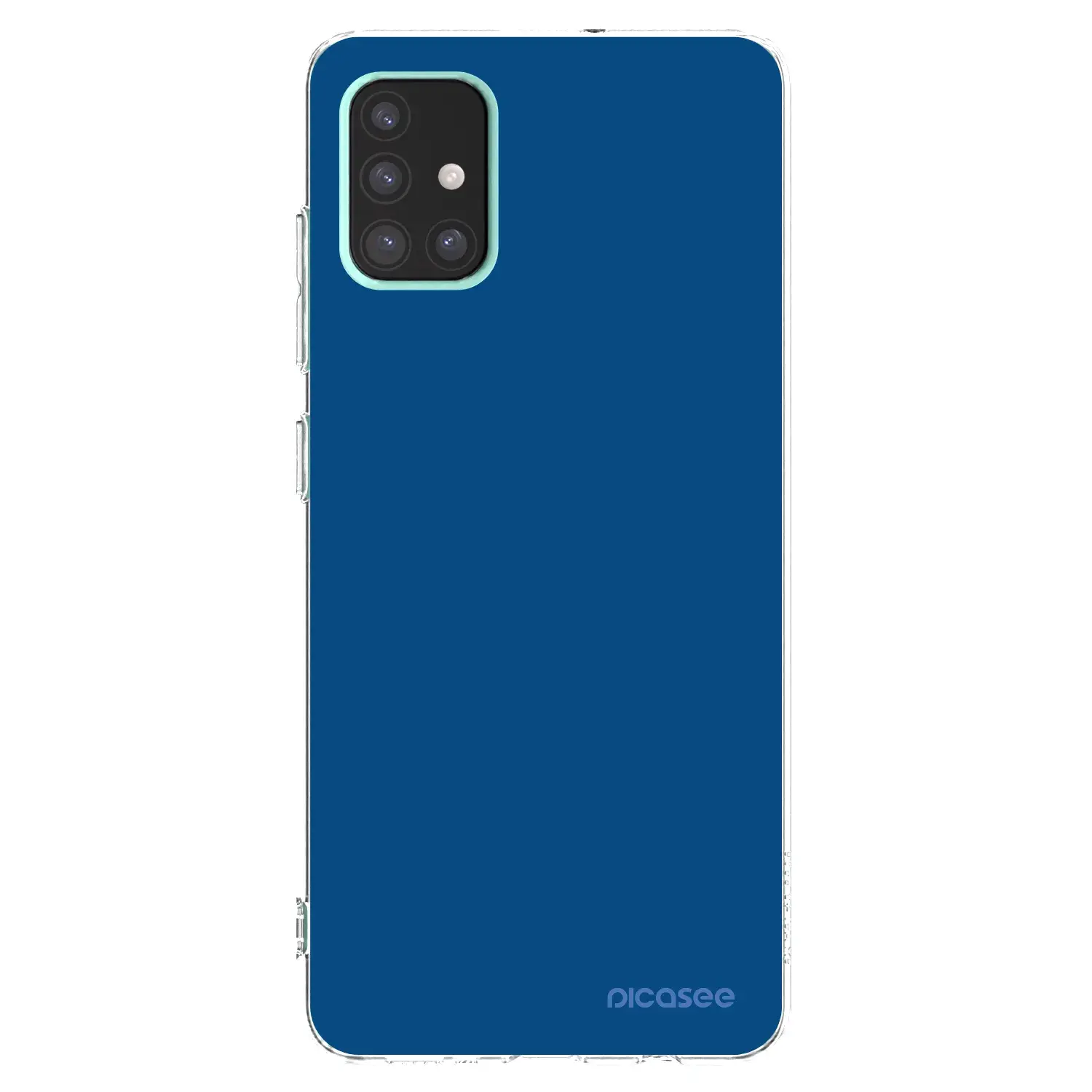 Silikonový průhledný obal pro Samsung Galaxy A51 A515F - Navy Blue