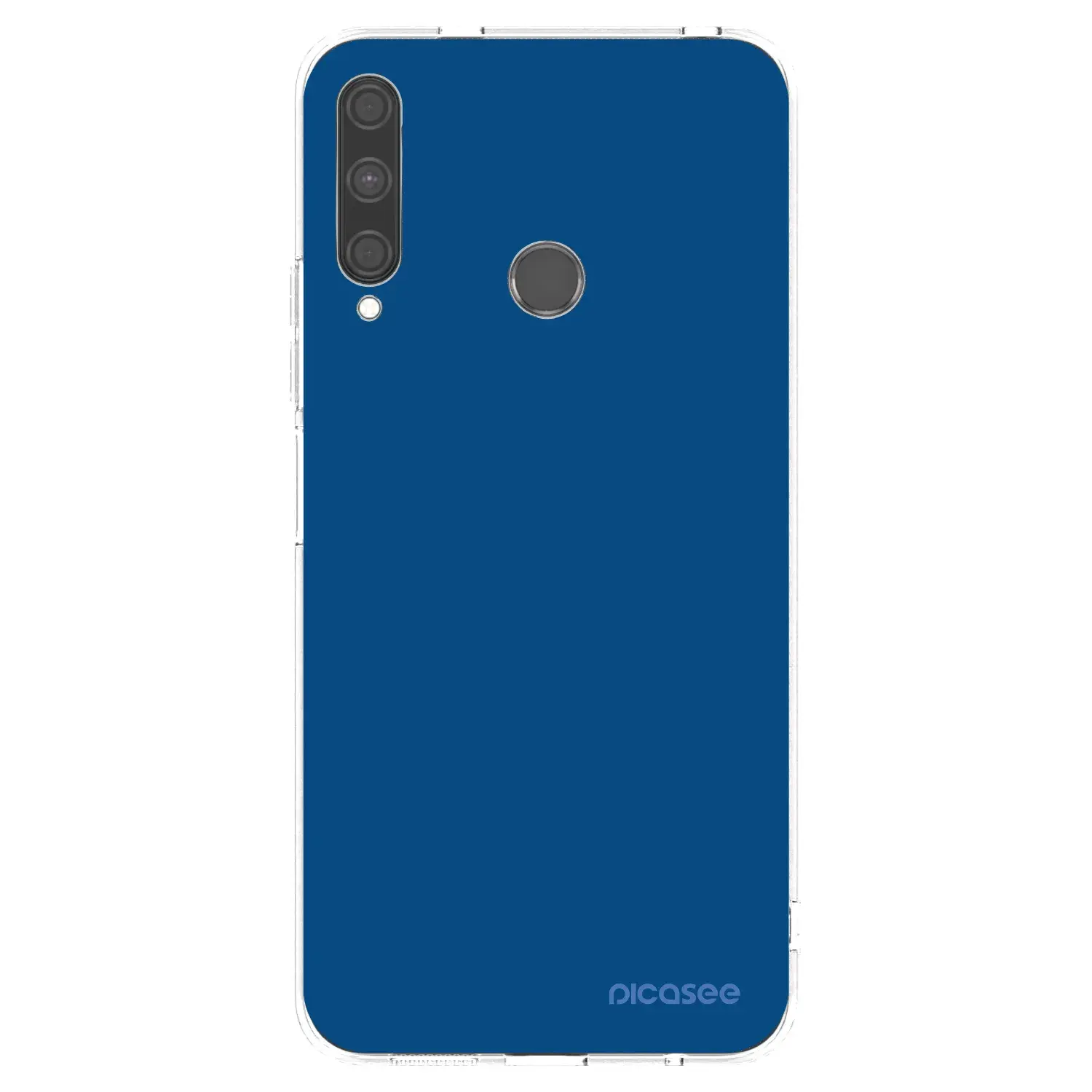 Silikonový průhledný obal pro Huawei P40 Lite E - Navy Blue