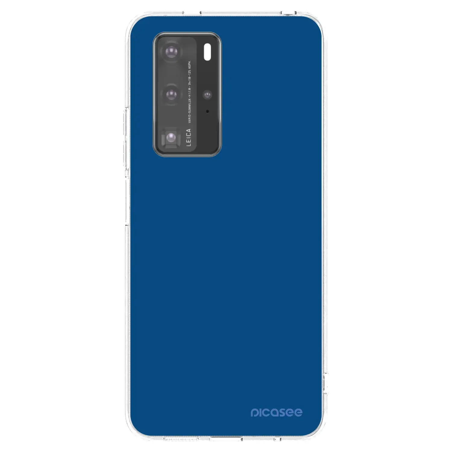 Silikonový průhledný obal pro Huawei P40 Pro - Navy Blue