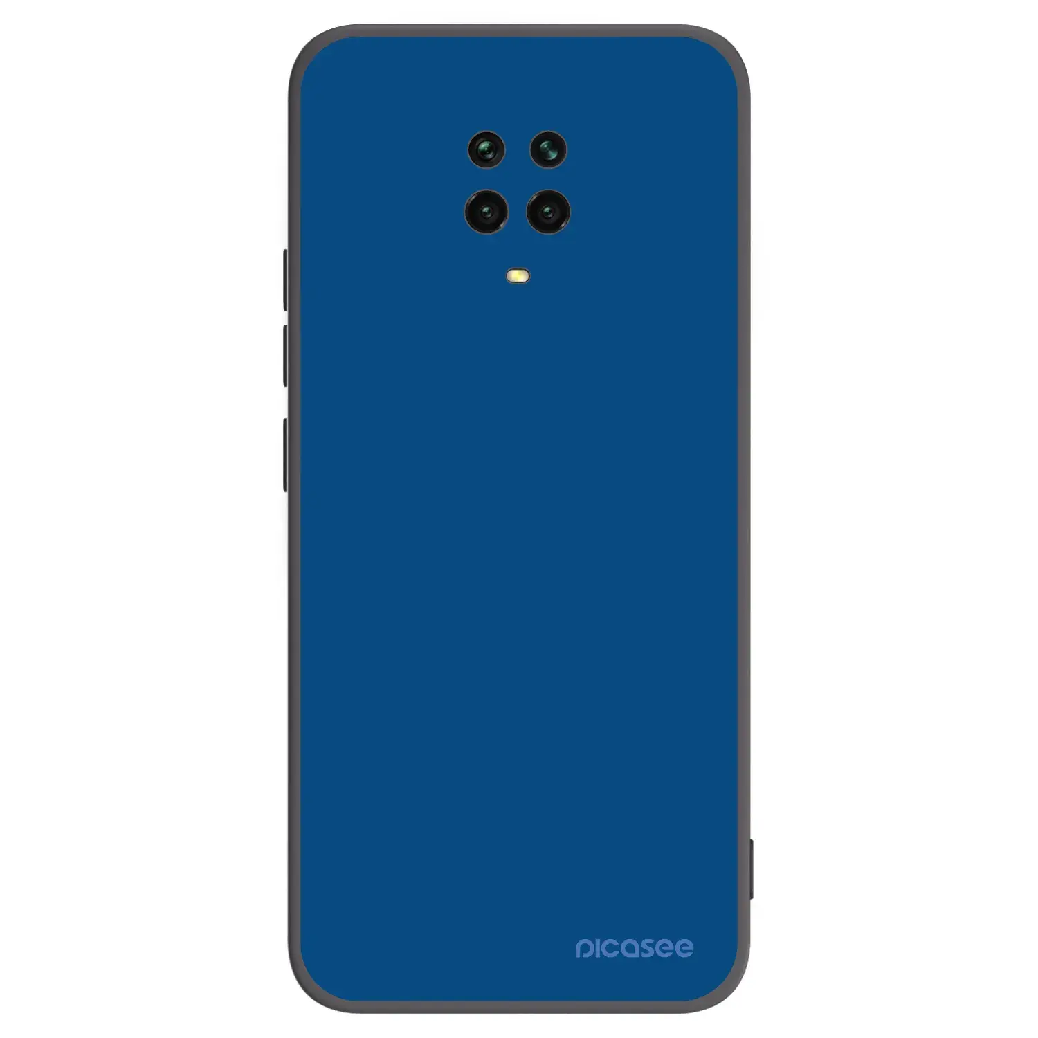 Silikonový černý obal pro Xiaomi Redmi Note 9 Pro - Navy Blue