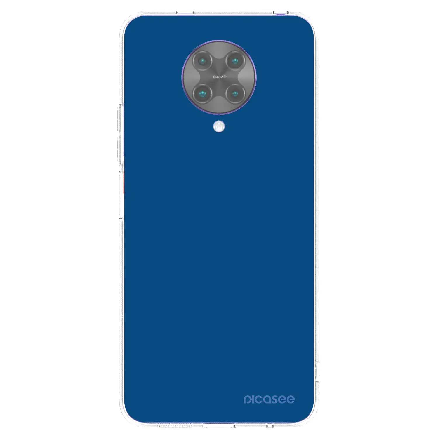 Silikonový průhledný obal pro Xiaomi Poco F2 Pro - Navy Blue