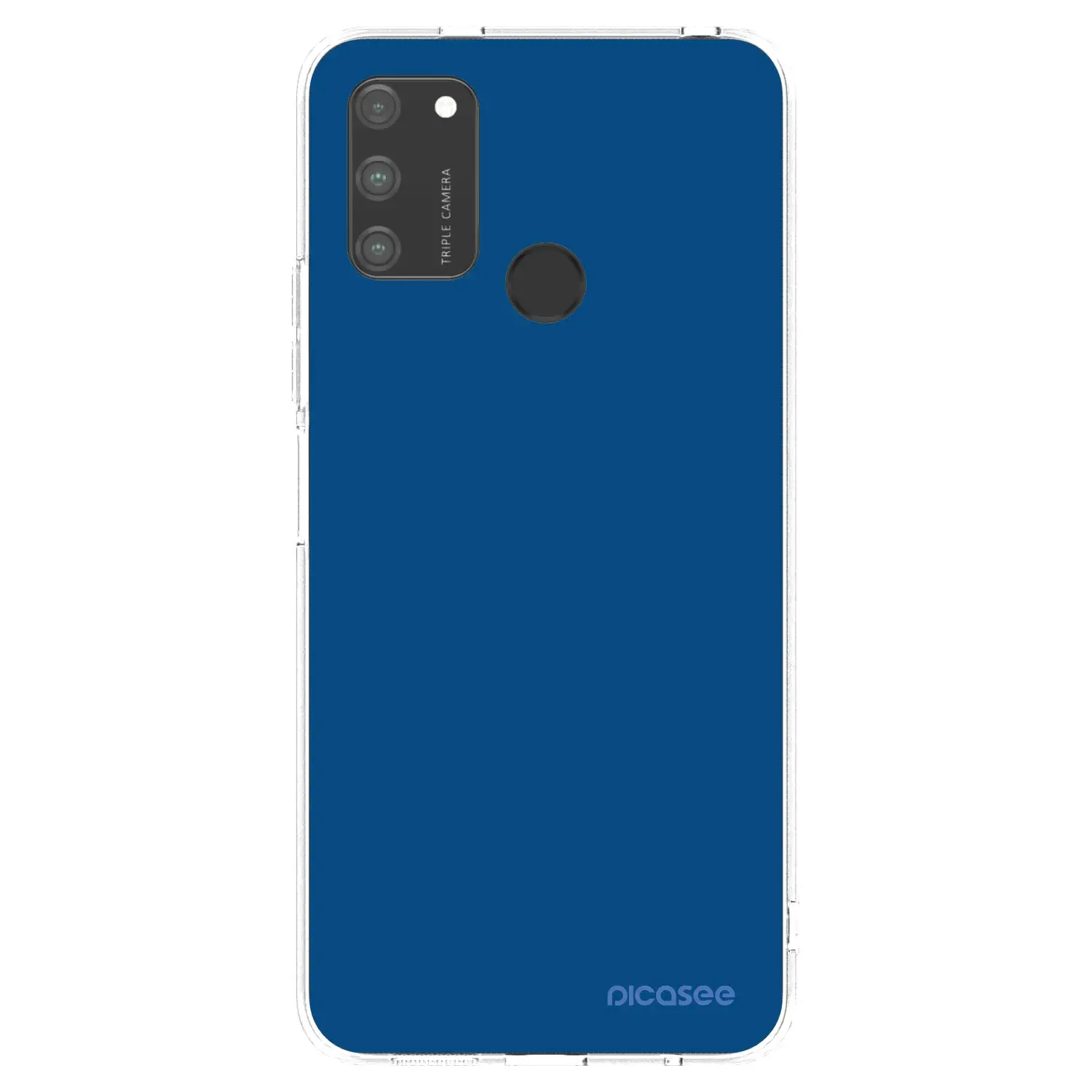 Silikonový průhledný obal pro Honor 9A - Navy Blue