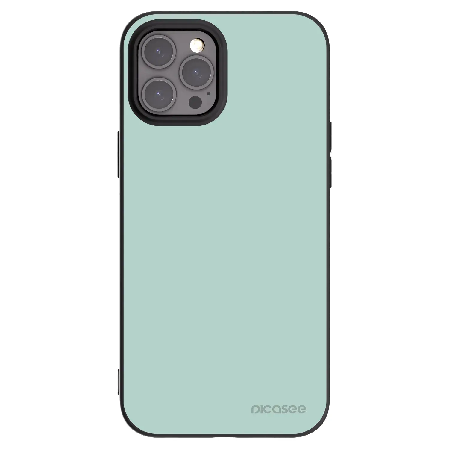 Silikonový černý obal pro Apple iPhone 12 Pro Max - Pastel Charm