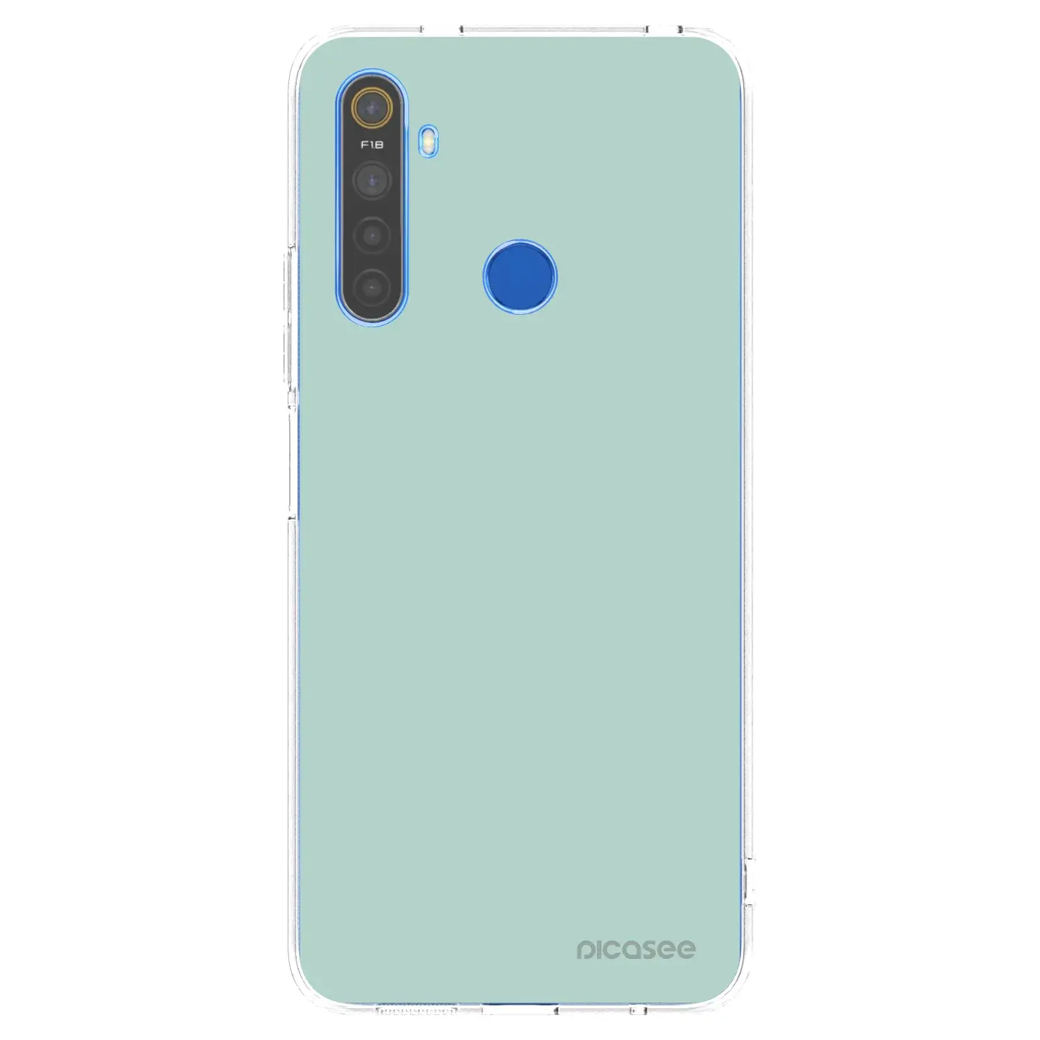 Silikonový průhledný obal pro Realme 5 - Pastel Charm