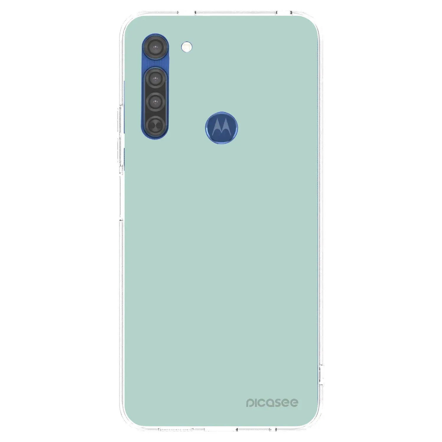 Silikonový průhledný obal pro Motorola Moto G8 - Pastel Charm