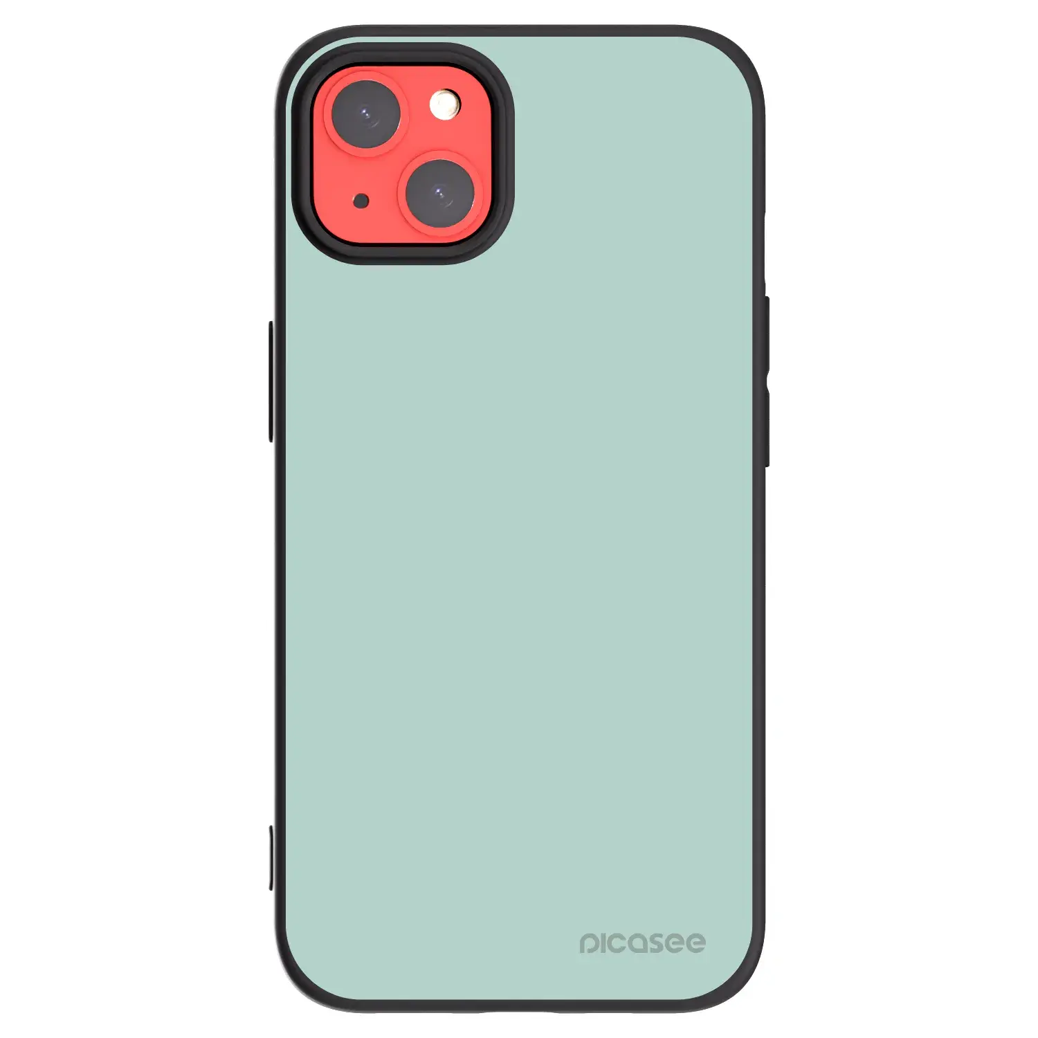Silikonový černý obal pro Apple iPhone 13 - Pastel Charm