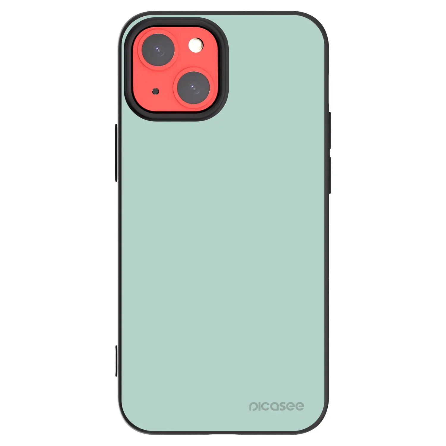 Silikonový černý obal pro Apple iPhone 13 mini - Pastel Charm