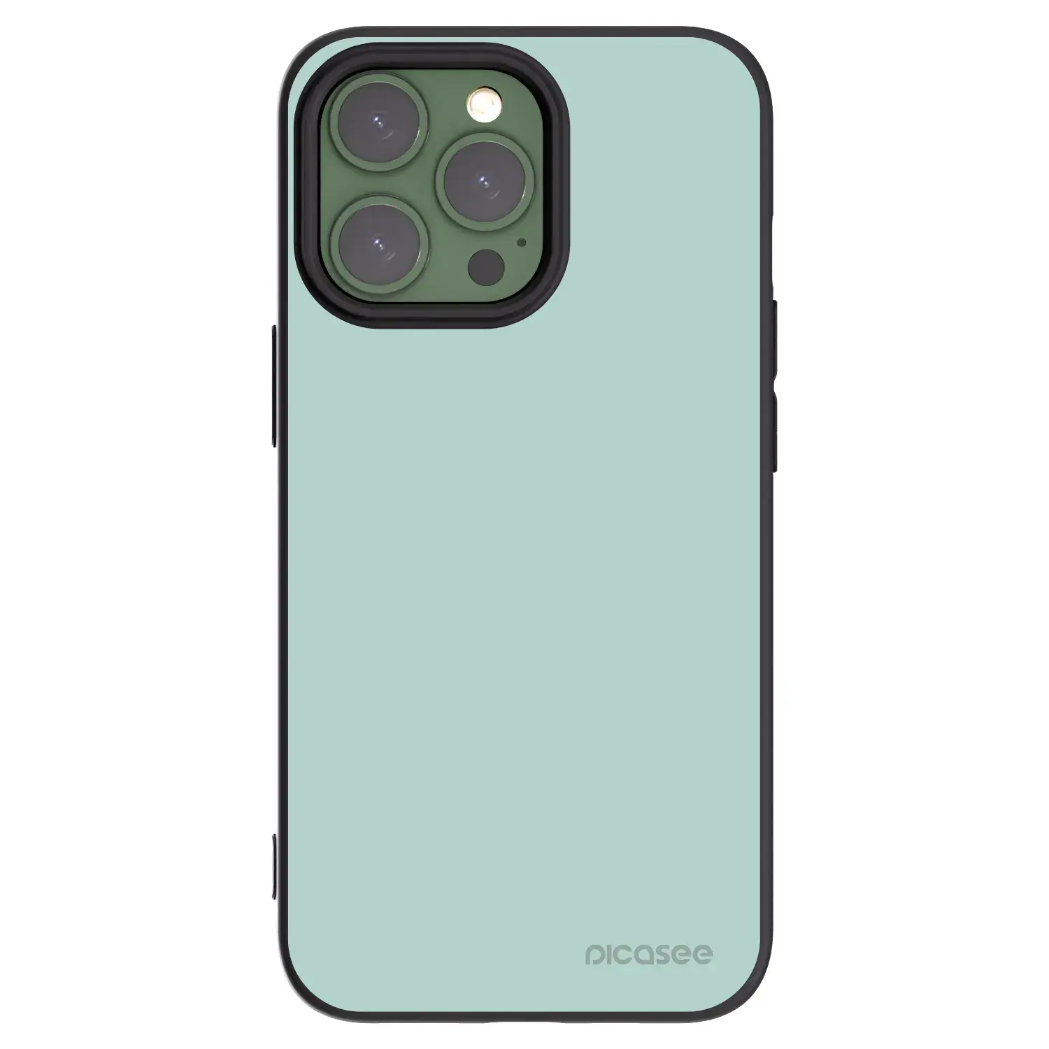 Silikonový černý obal pro Apple iPhone 13 Pro - Pastel Charm