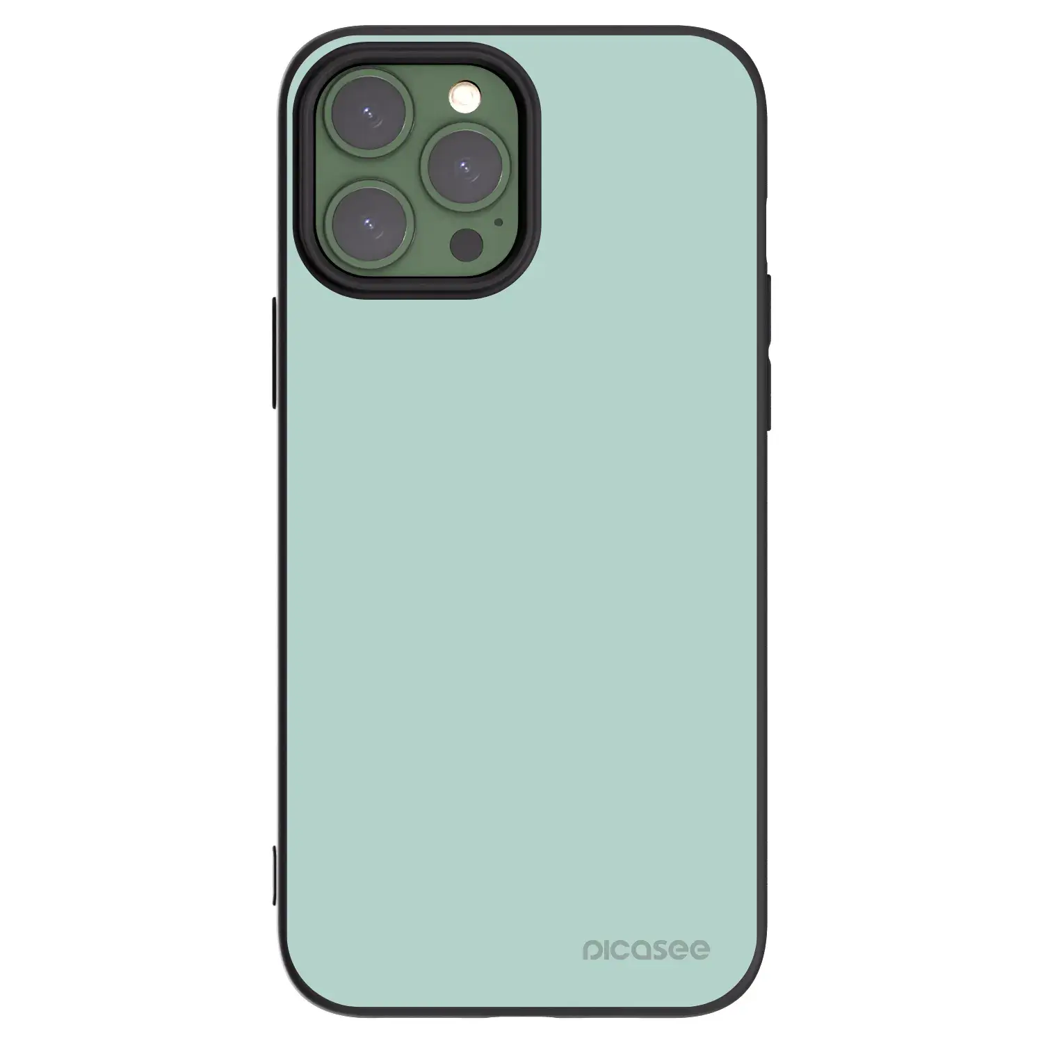 Silikonový černý obal pro Apple iPhone 13 Pro Max - Pastel Charm
