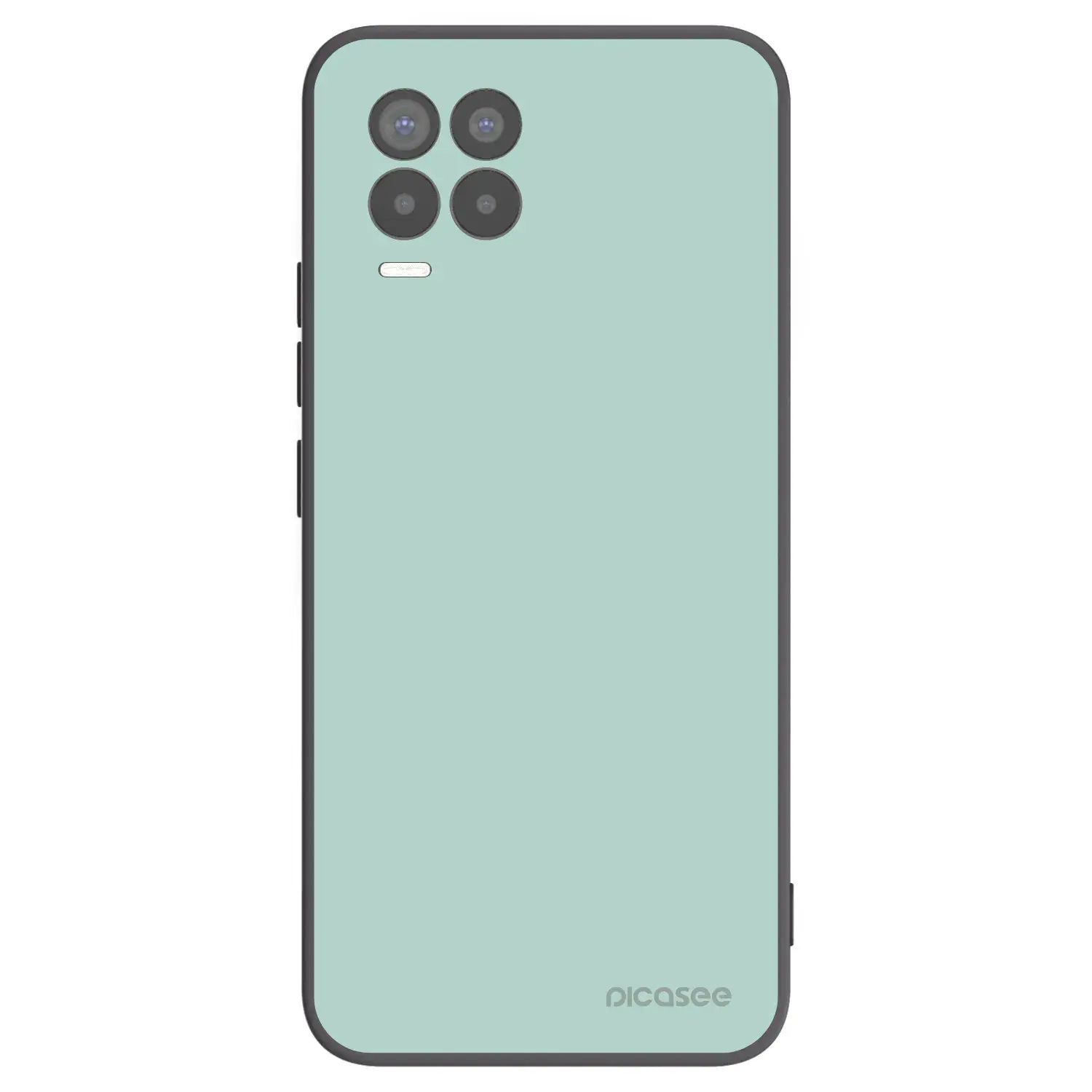 Silikonový černý obal pro Realme 8 Pro - Pastel Charm