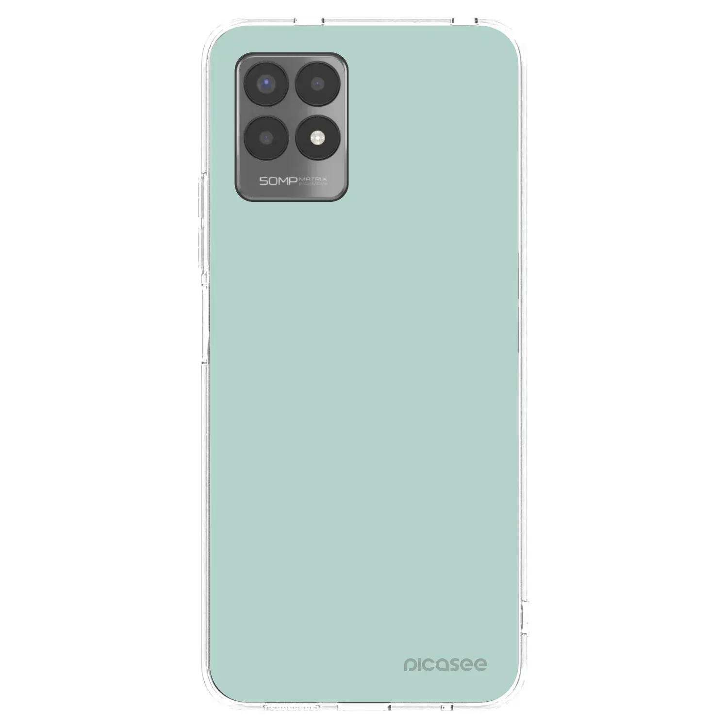 Silikonový průhledný obal pro Realme 8i - Pastel Charm