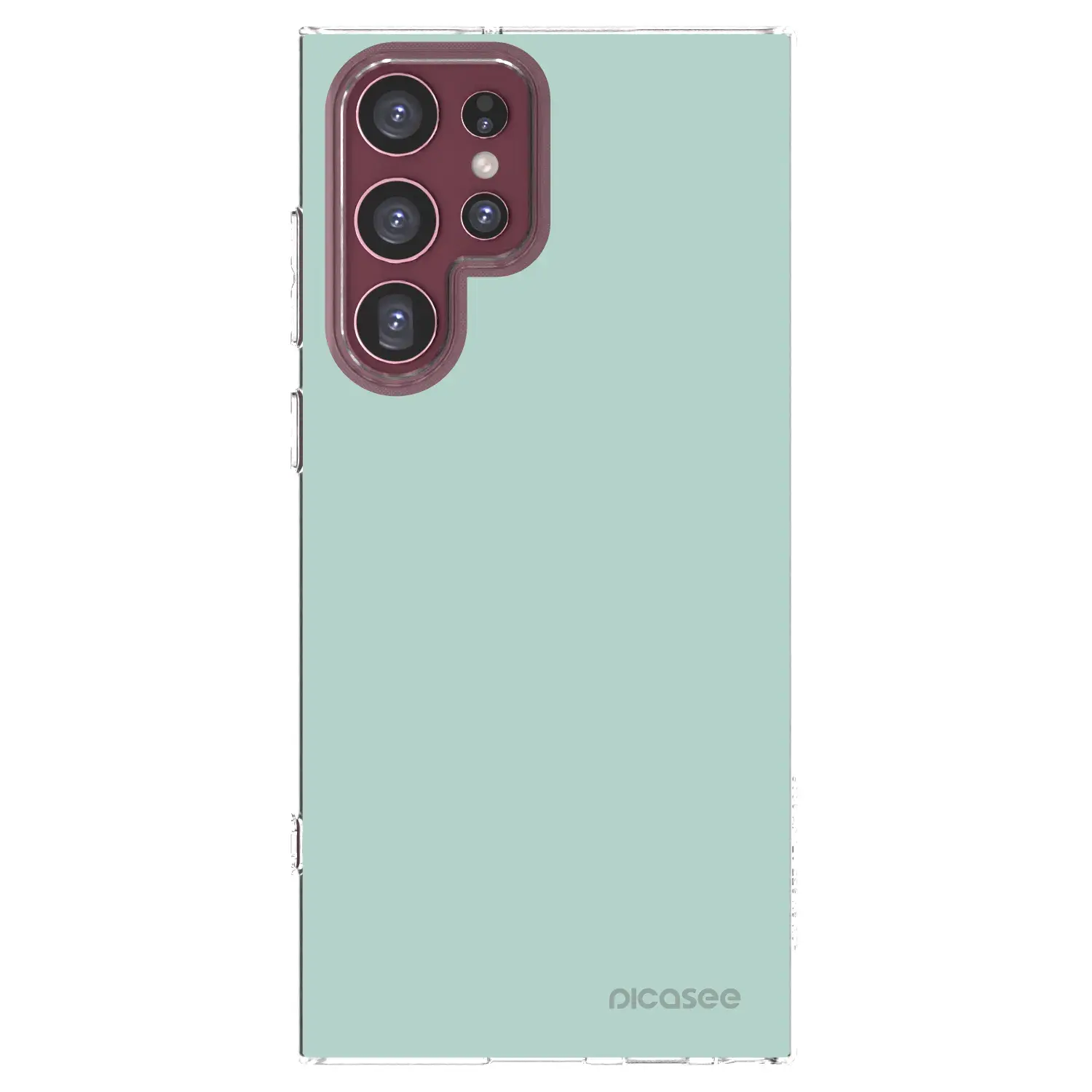Silikonový průhledný obal pro Samsung Galaxy S22 Ultra 5G - Pastel Charm