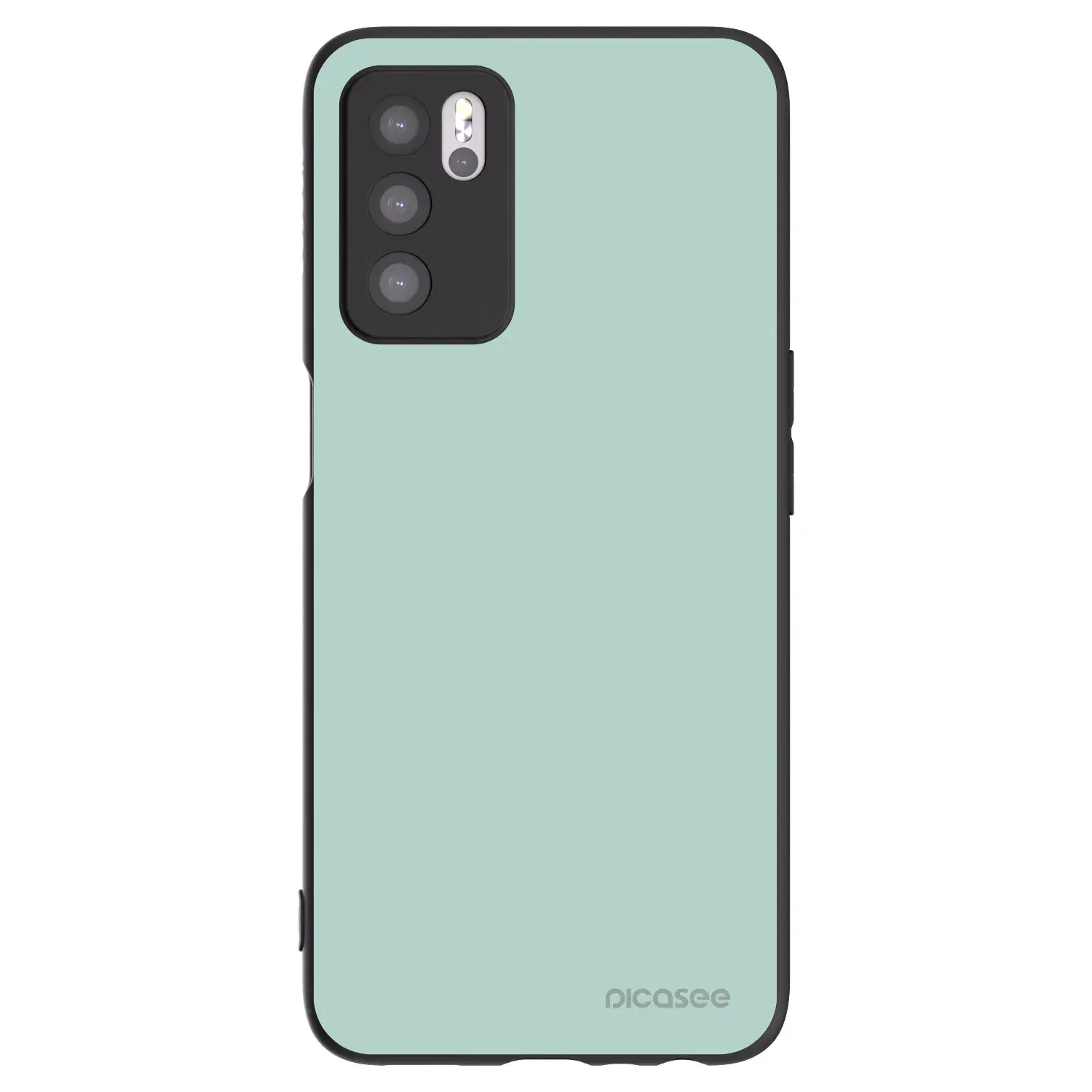 Silikonový černý obal pro OPPO A16 - Pastel Charm