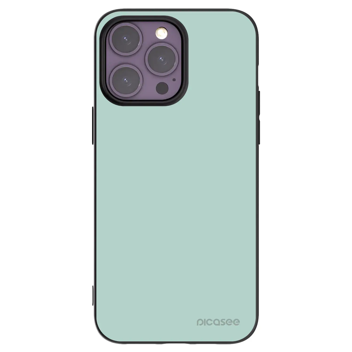 Silikonový černý obal pro Apple iPhone 14 Pro Max - Pastel Charm