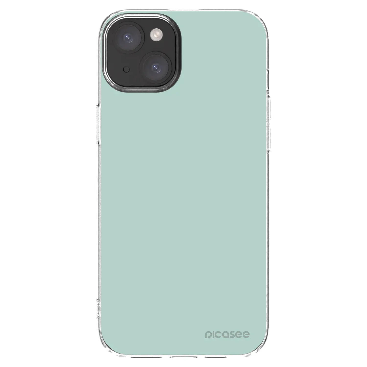 Silikonový průhledný obal pro Apple iPhone 15 Plus - Pastel Charm