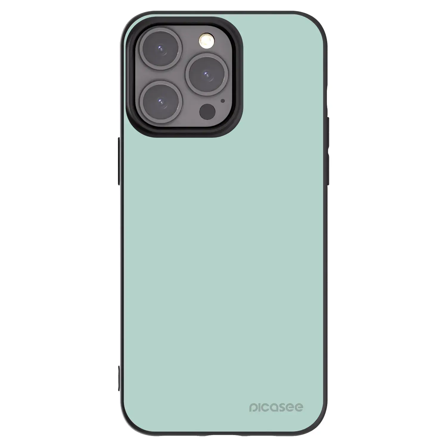 Silikonový černý obal pro Apple iPhone 15 Pro Max - Pastel Charm