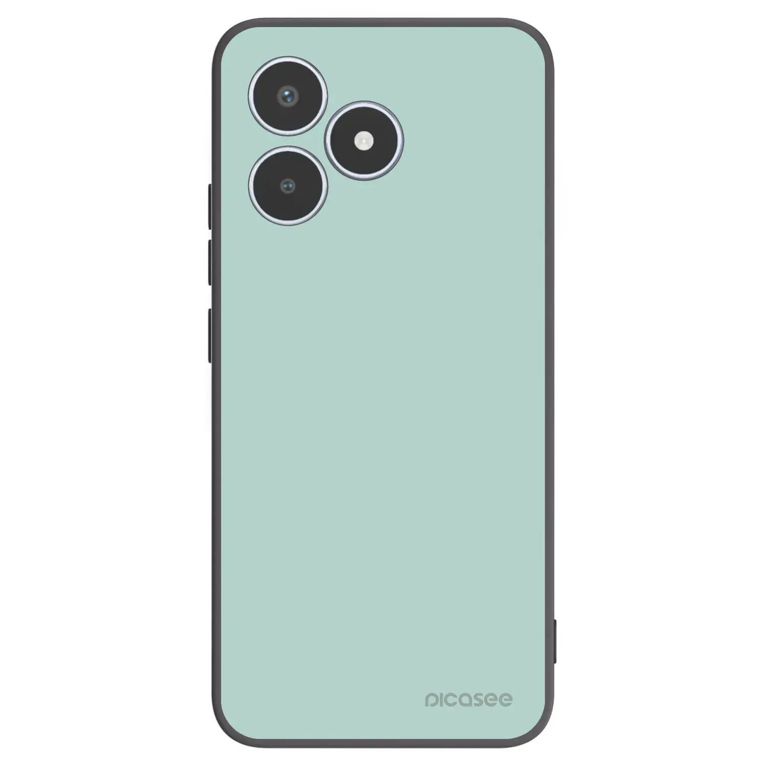 Silikonový černý obal pro Realme C53 - Pastel Charm