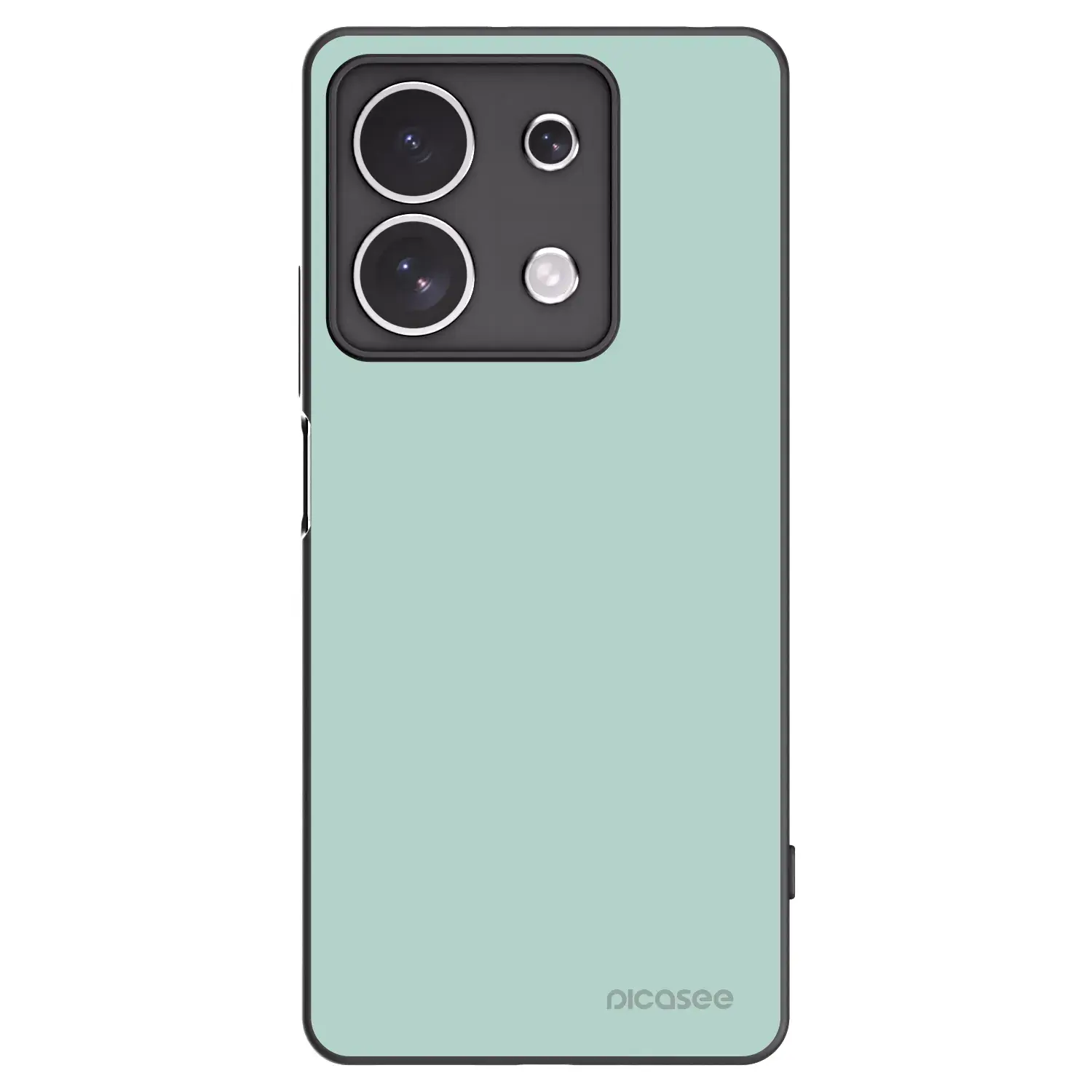 Silikonový černý obal pro Xiaomi Redmi Note 13 4G - Pastel Charm