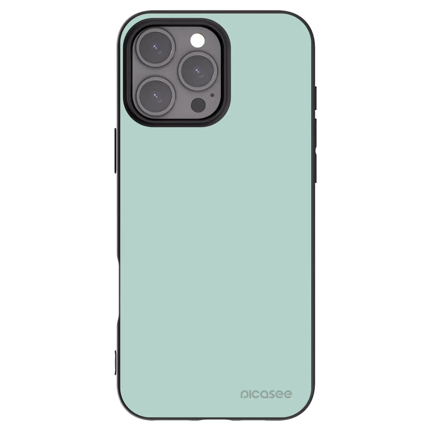 Silikonový černý obal pro Apple iPhone 16 Pro Max - Pastel Charm