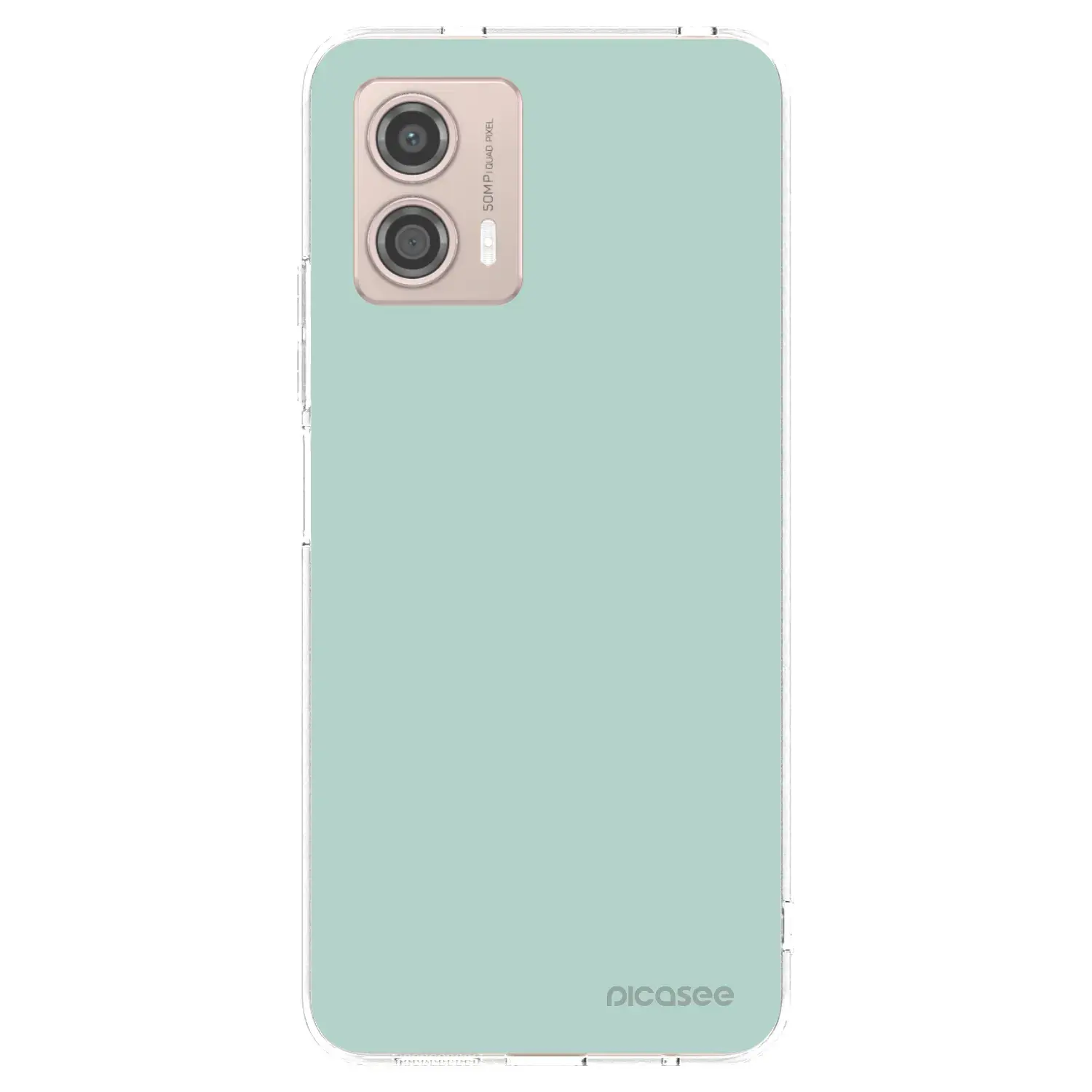 Silikonový průhledný obal pro Motorola Moto G53 5G - Pastel Charm