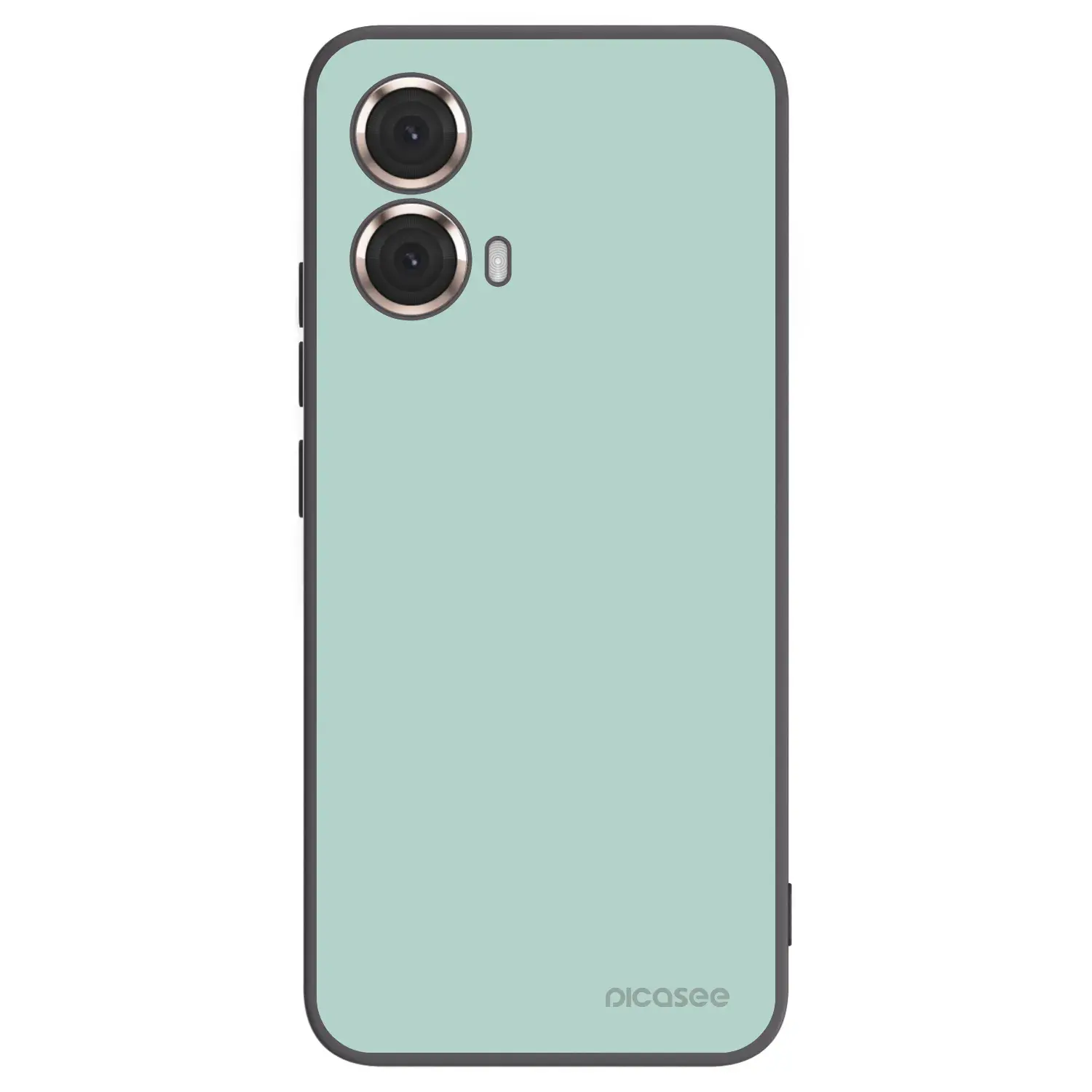 Silikonový černý obal pro Motorola Moto G85 - Pastel Charm