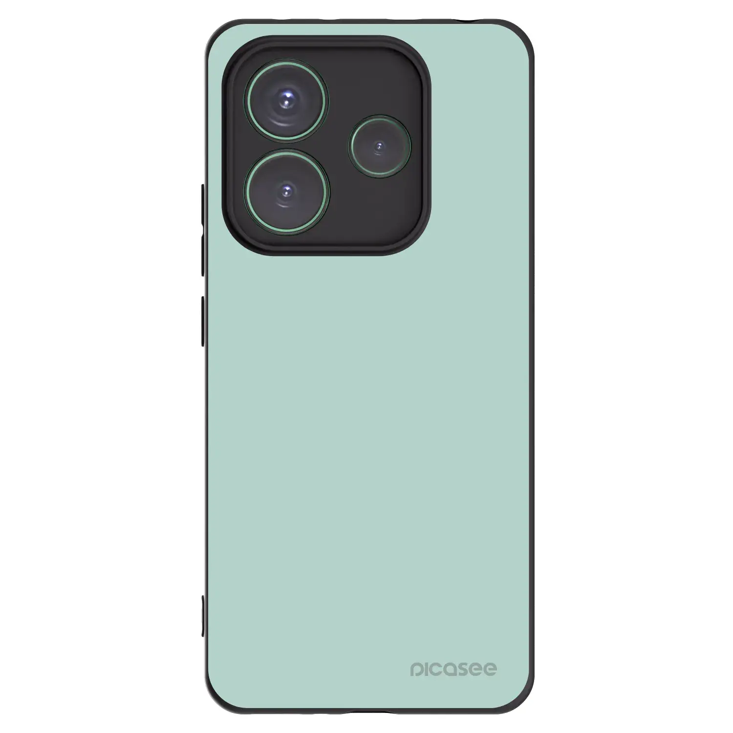Silikonový černý obal pro Xiaomi Redmi Note 14 5G - Pastel Charm