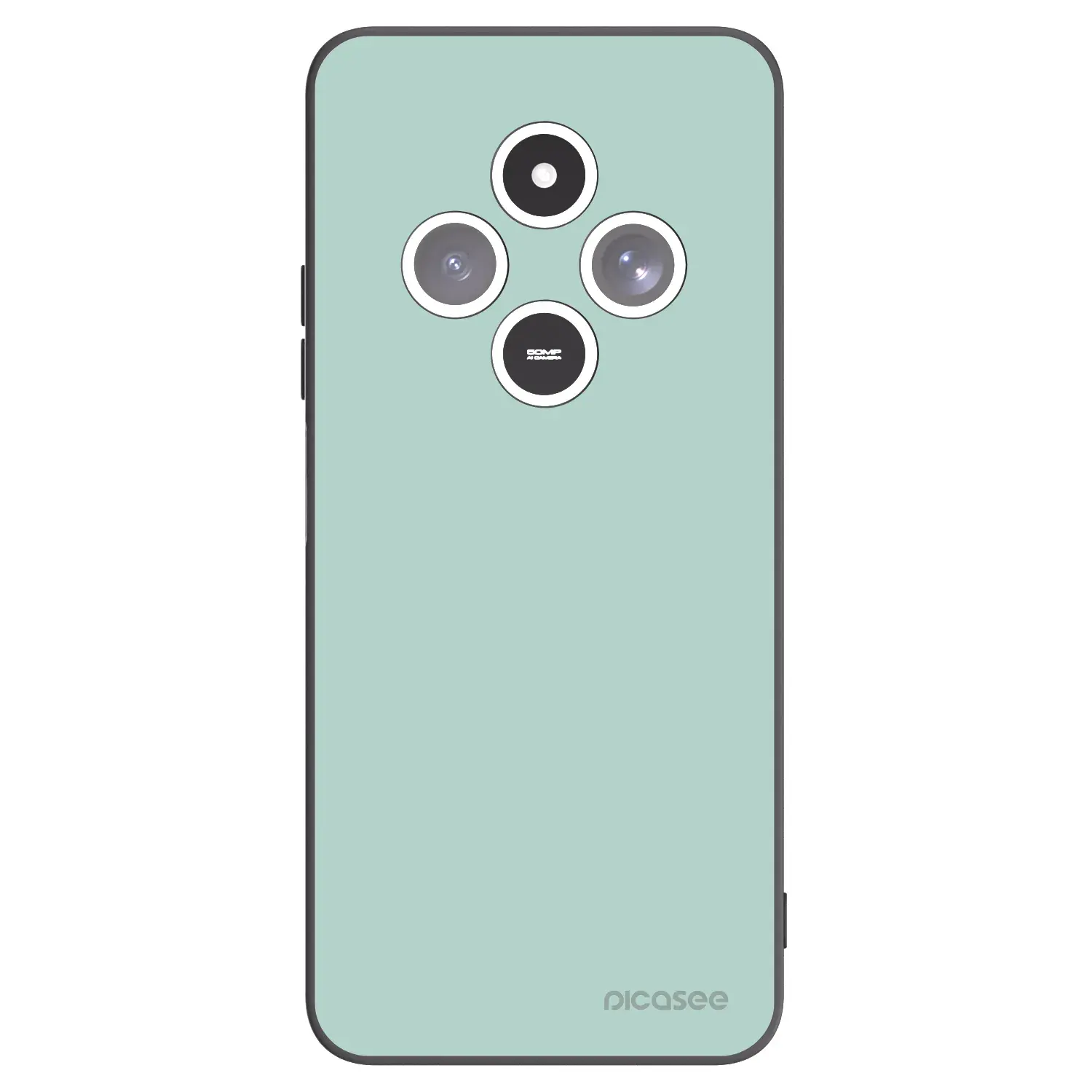 Silikonový černý obal pro Xiaomi Redmi 14C - Pastel Charm