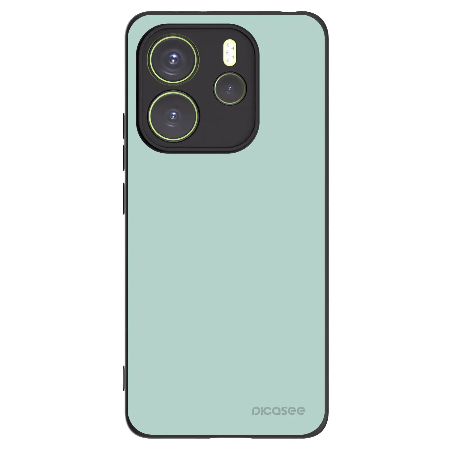 Silikonový černý obal pro Xiaomi Redmi Note 14 4G - Pastel Charm