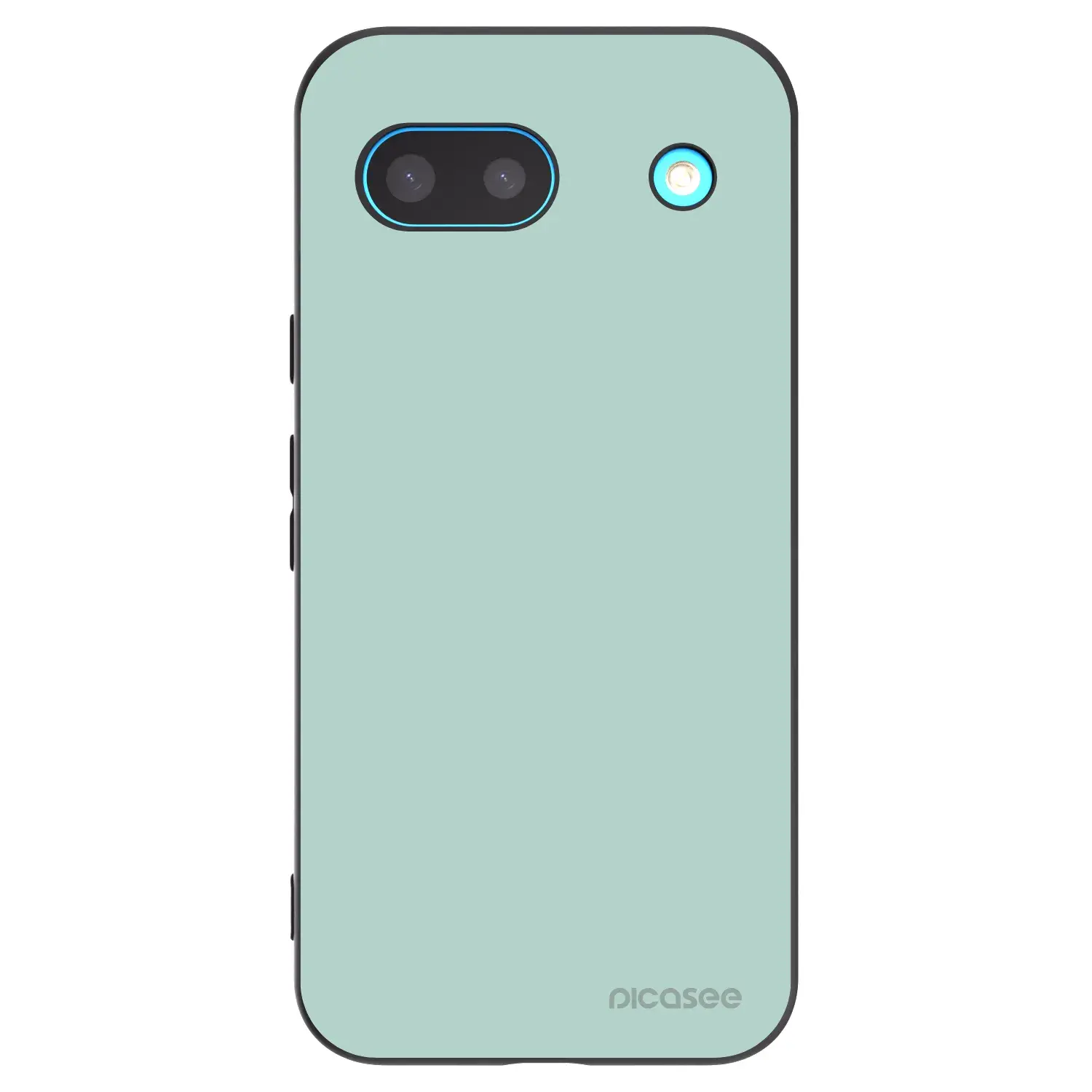 Silikonový černý obal pro Google Pixel 8a - Pastel Charm