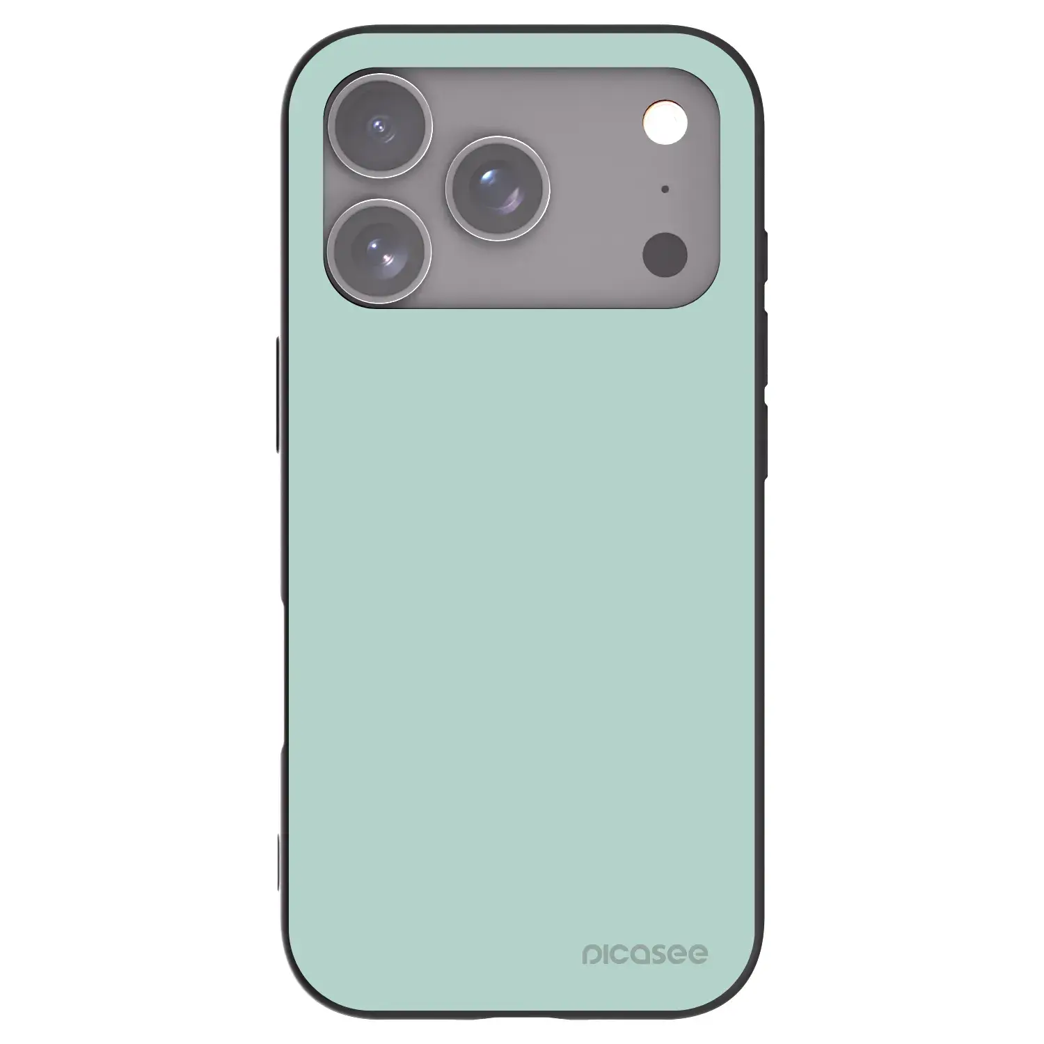 Silikonový černý obal pro Apple iPhone 17 Pro - Pastel Charm