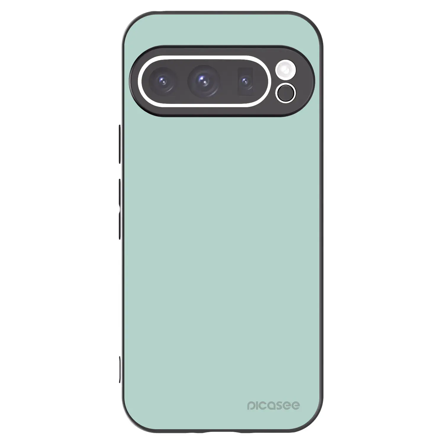 Silikonový černý obal pro Google Pixel 9 Pro XL - Pastel Charm