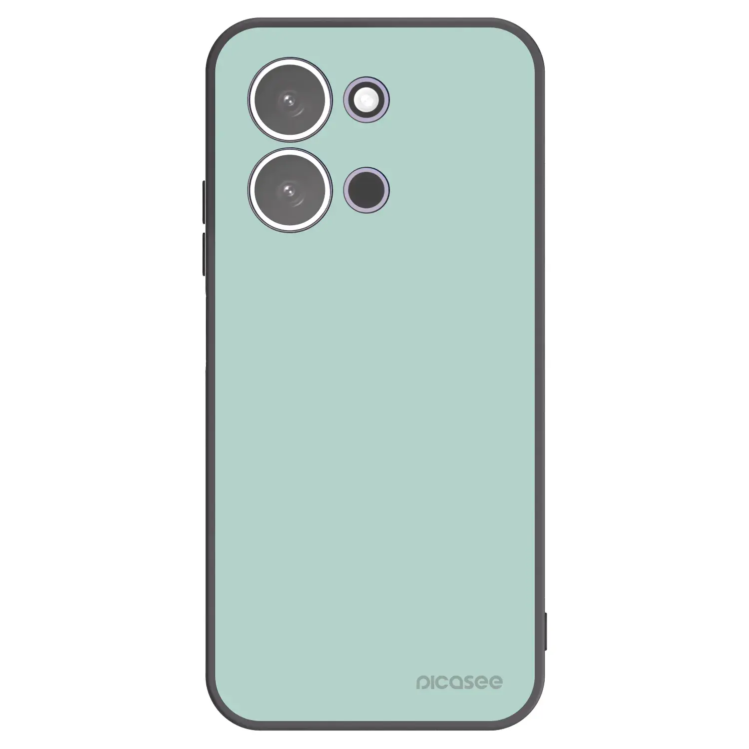 Silikonový černý obal pro Xiaomi Redmi 15C 5G - Pastel Charm