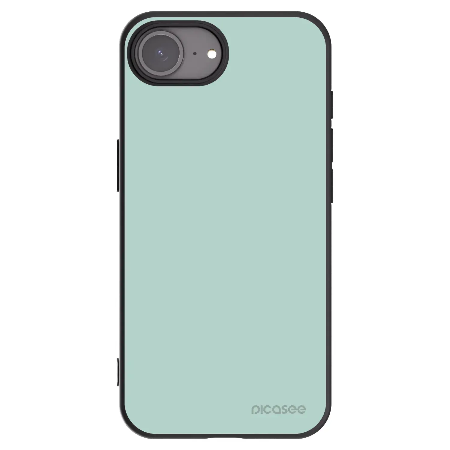 Silikonový černý obal pro Apple iPhone 17e - Pastel Charm