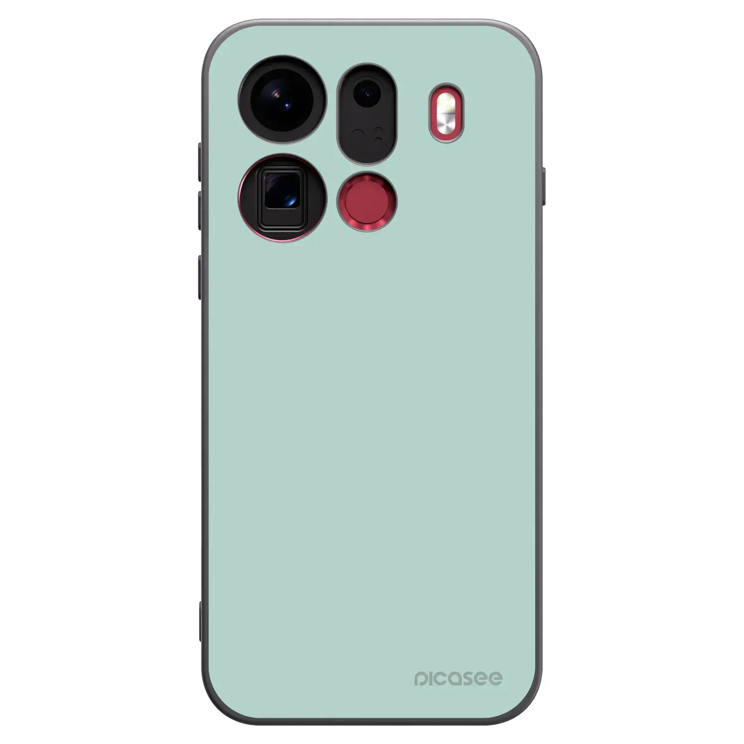 Silikonový černý obal pro OPPO Find X9 Pro - Pastel Charm