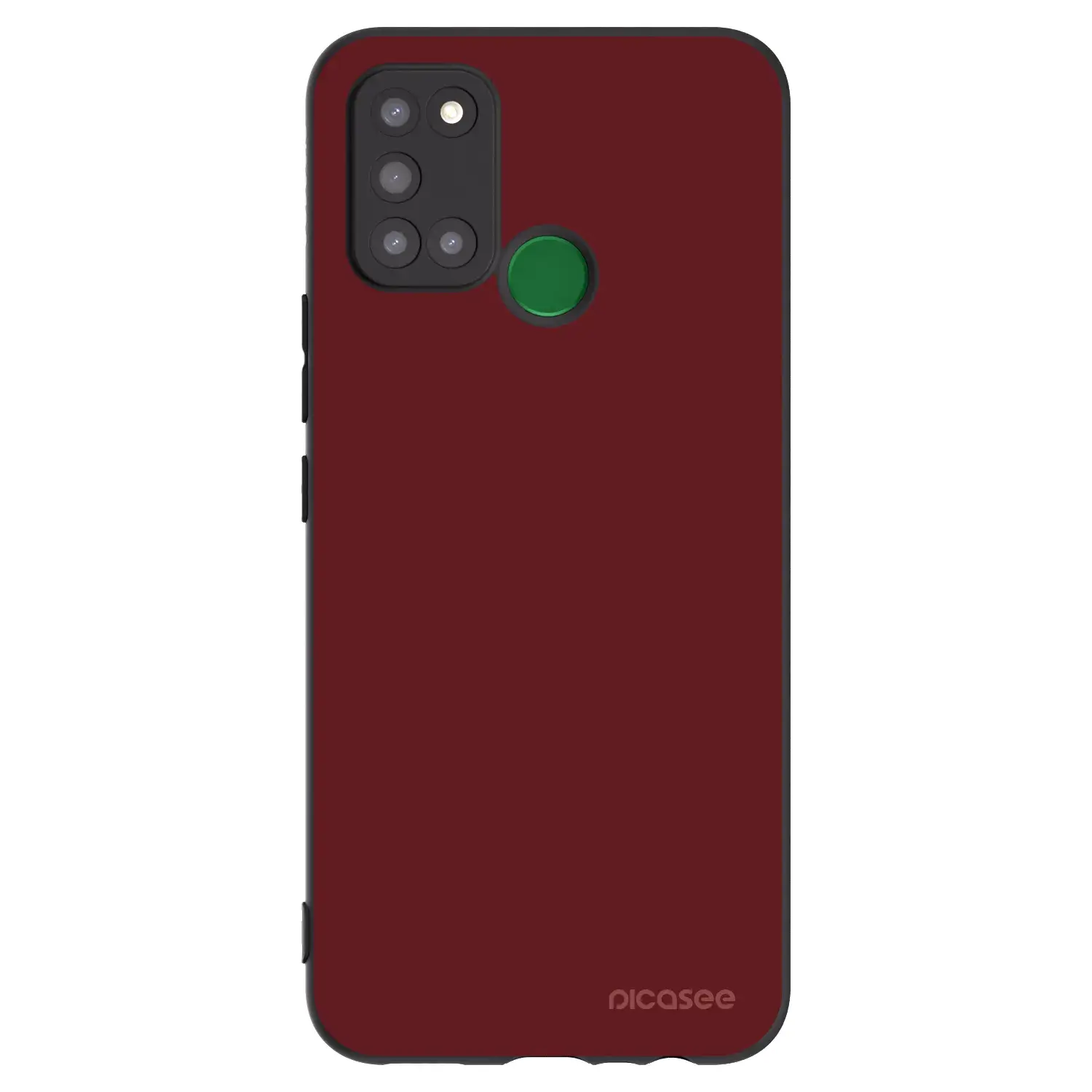 Silikonový černý obal pro Realme 7i - Red Bliss
