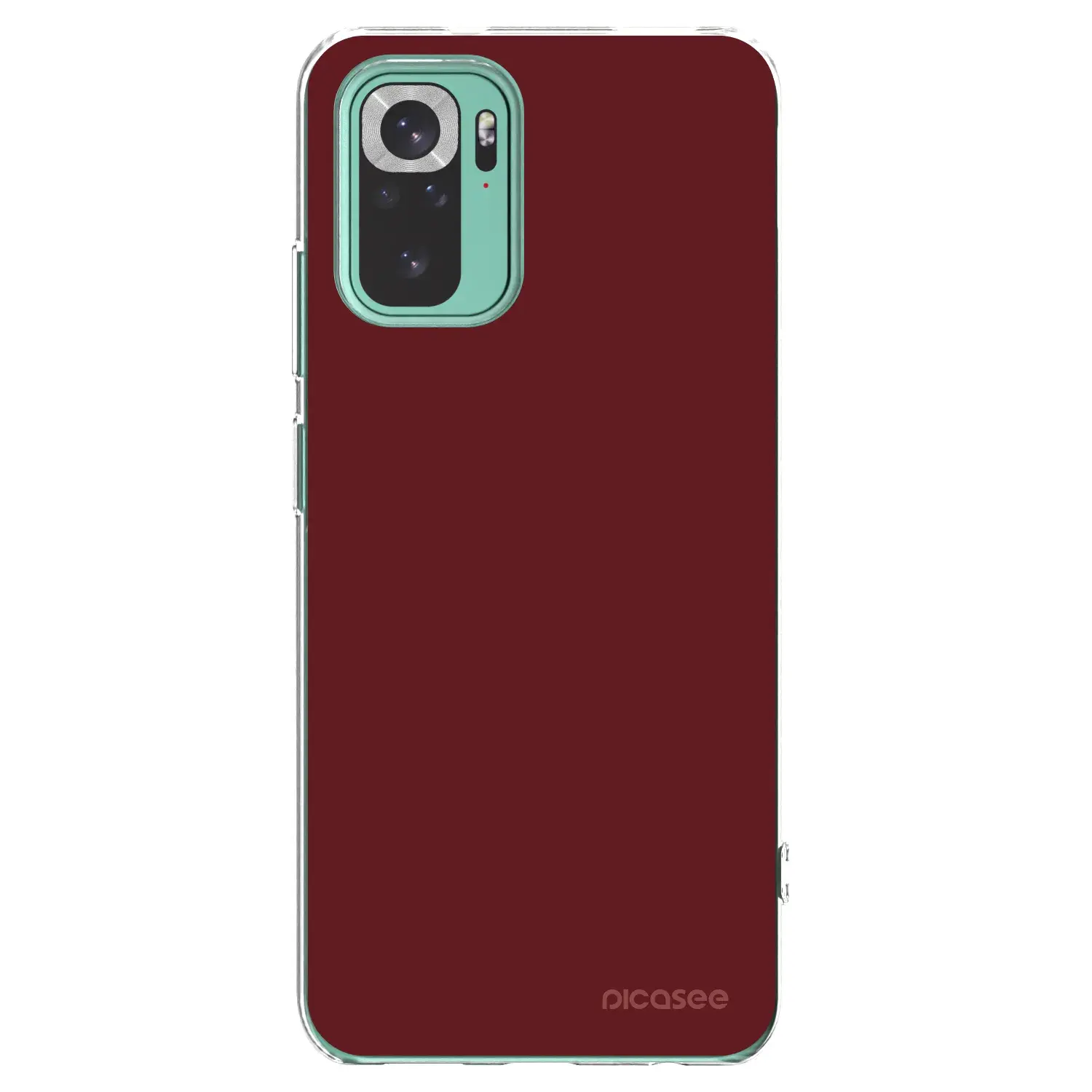 Silikonový průhledný obal pro Xiaomi Redmi Note 10 Pro - Red Bliss