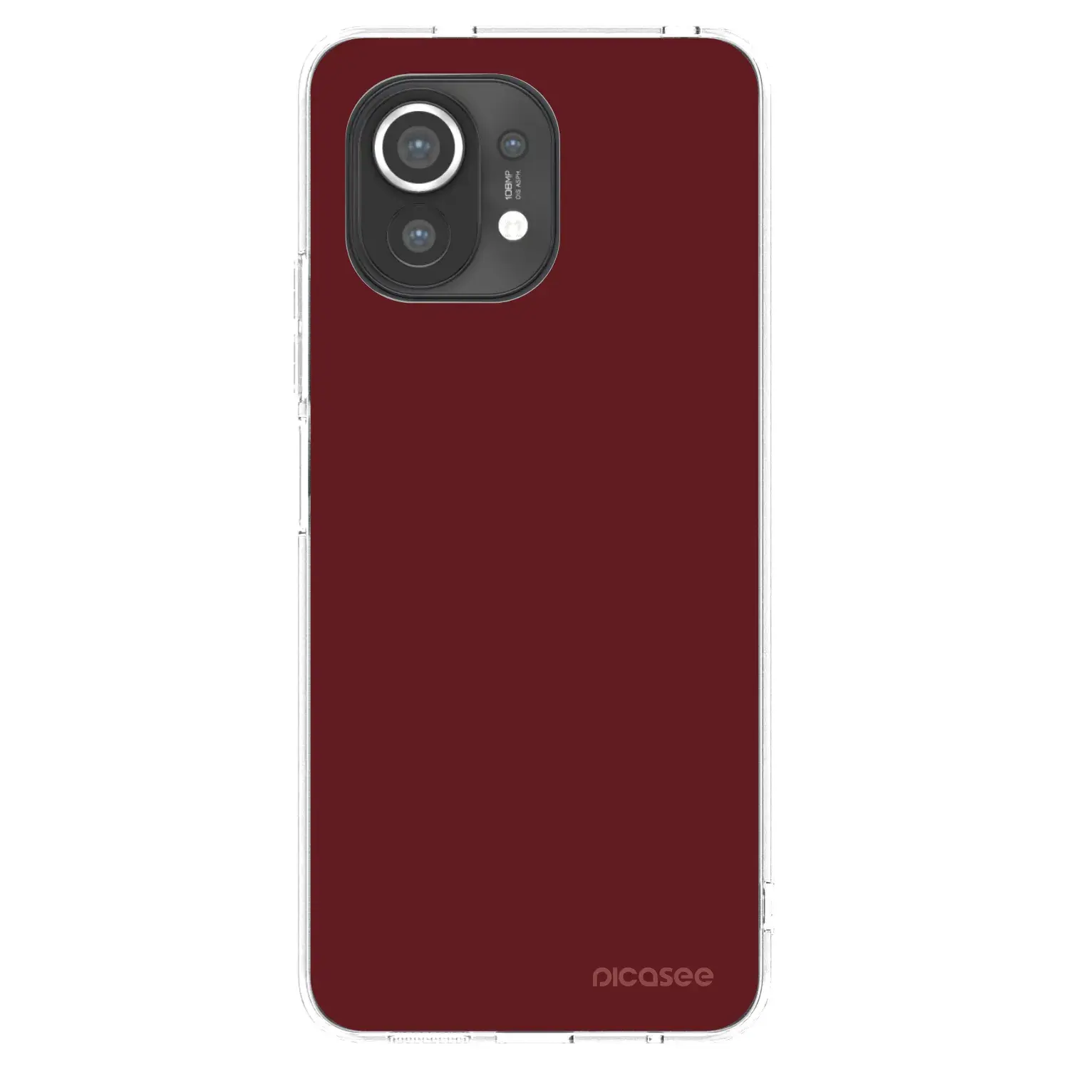 Silikonový průhledný obal pro Xiaomi Mi 11 - Red Bliss